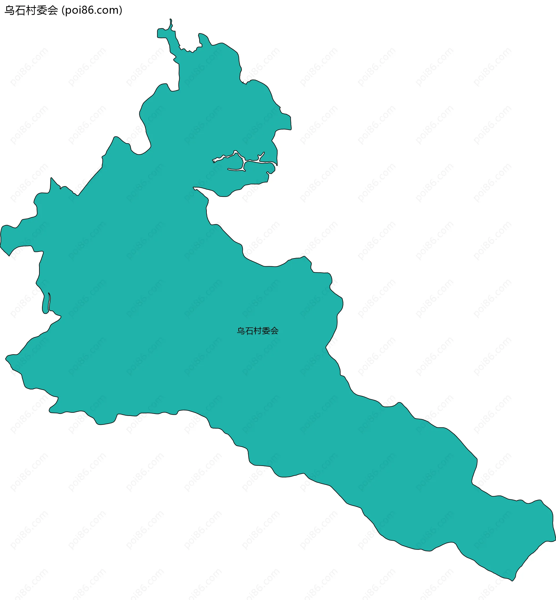 乌石村委会边界地图