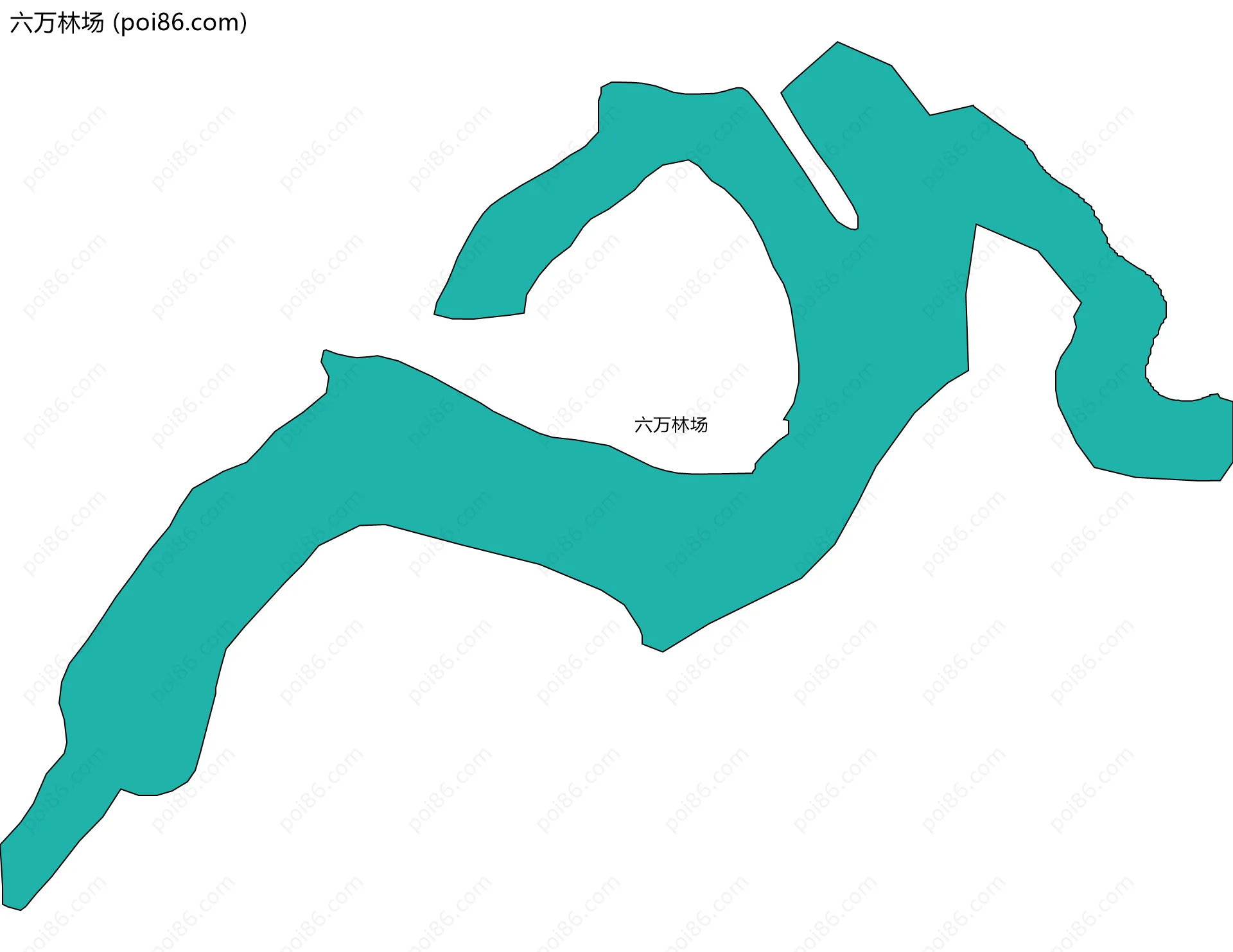 六万林场边界地图