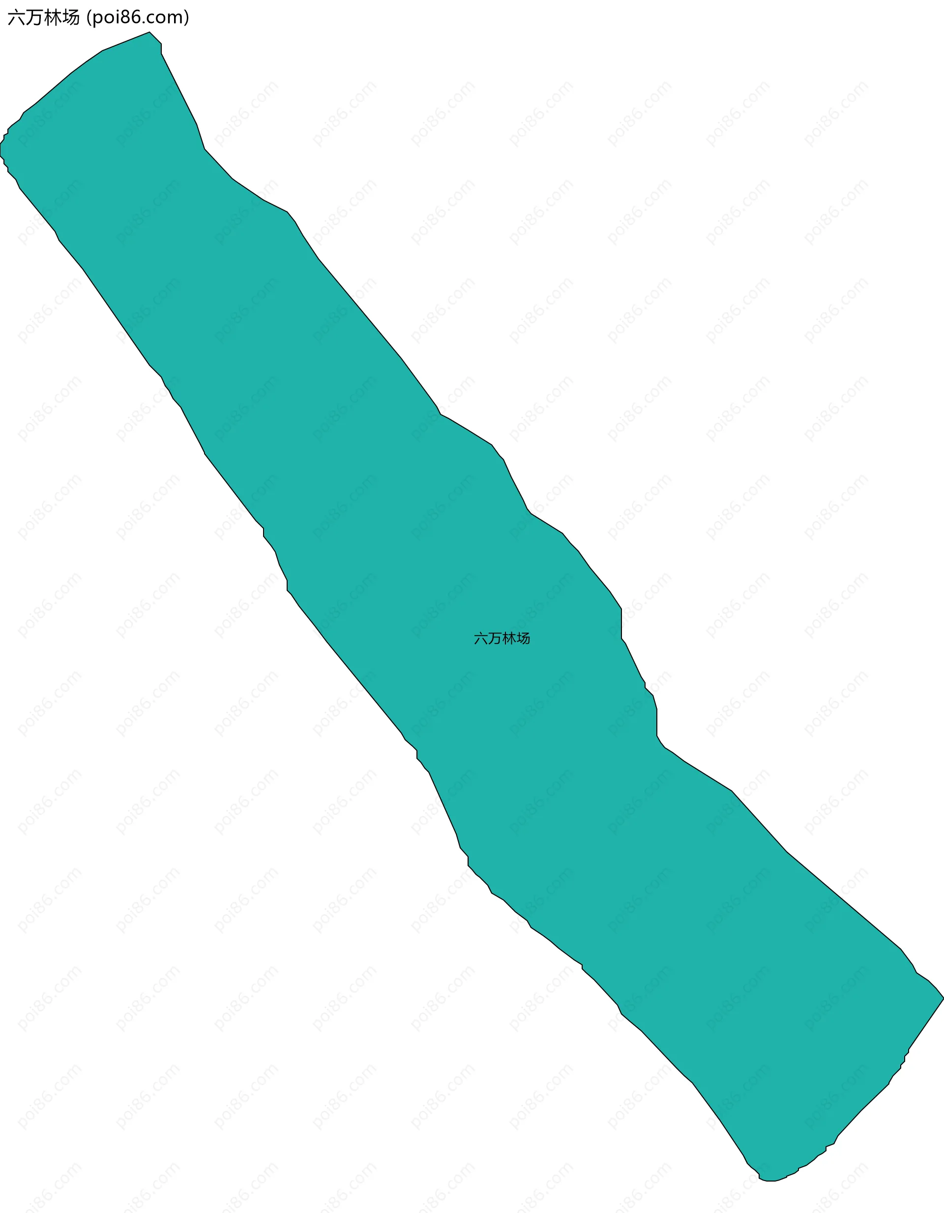 六万林场边界地图