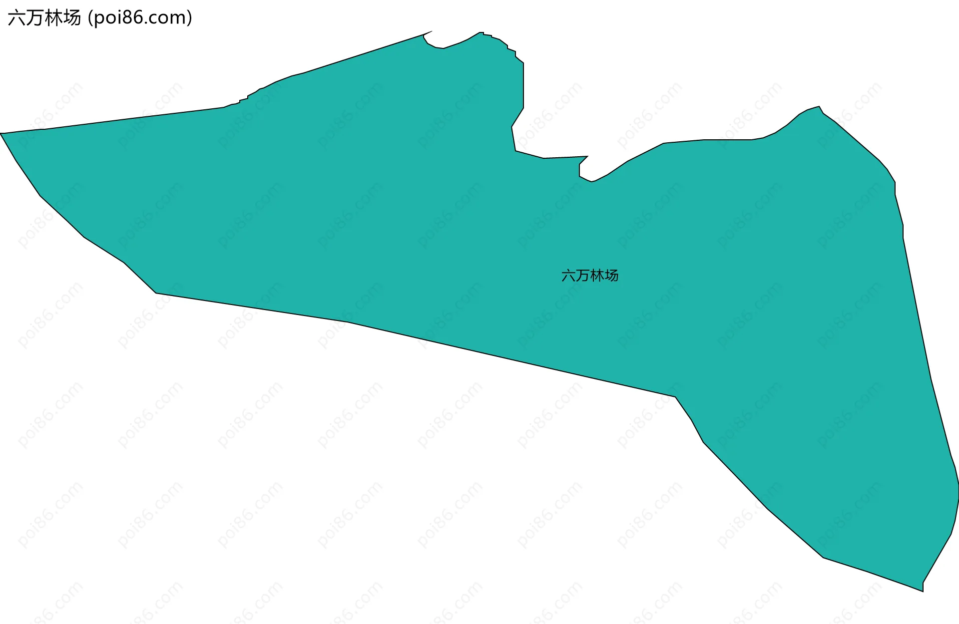 六万林场边界地图