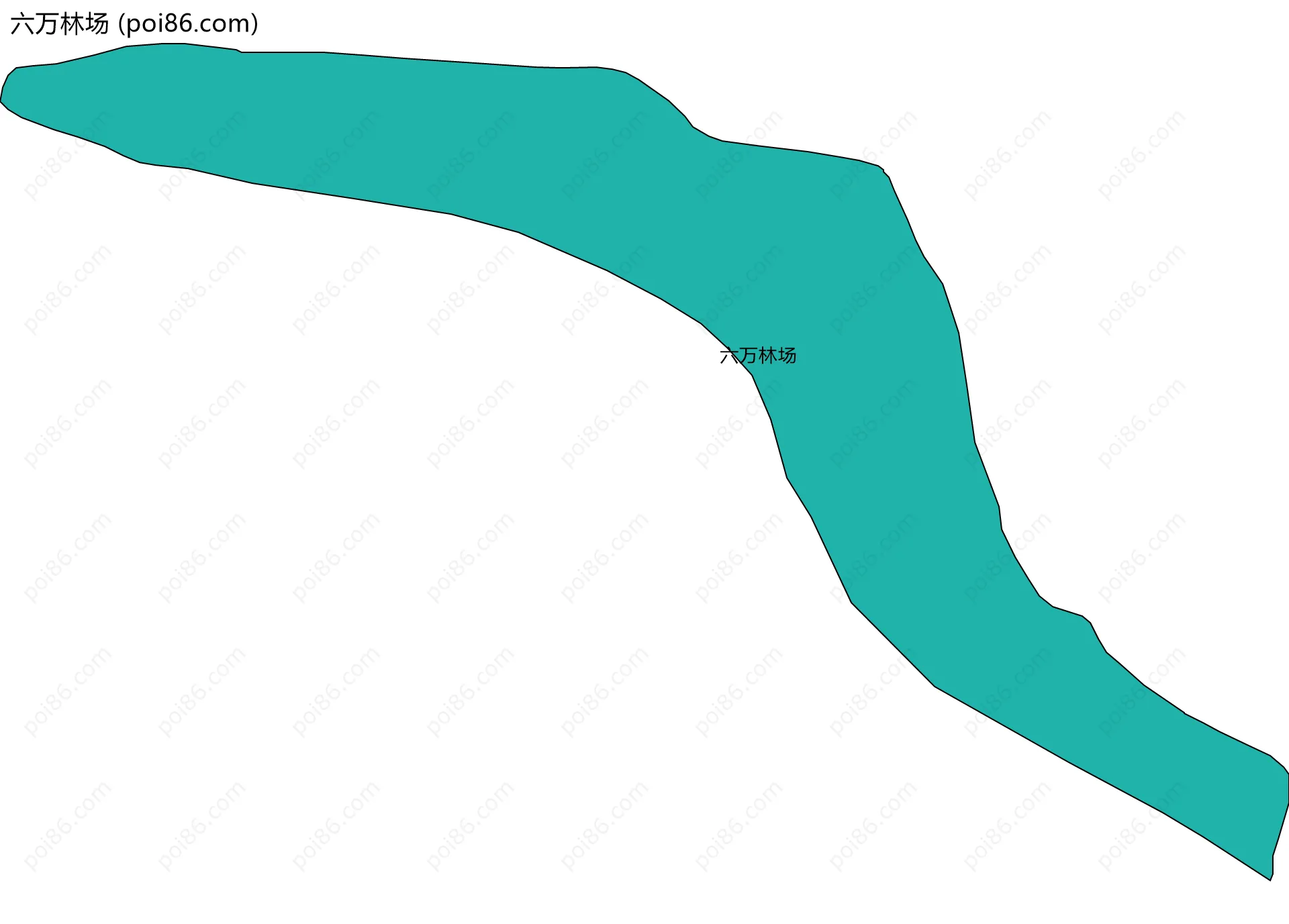 六万林场边界地图