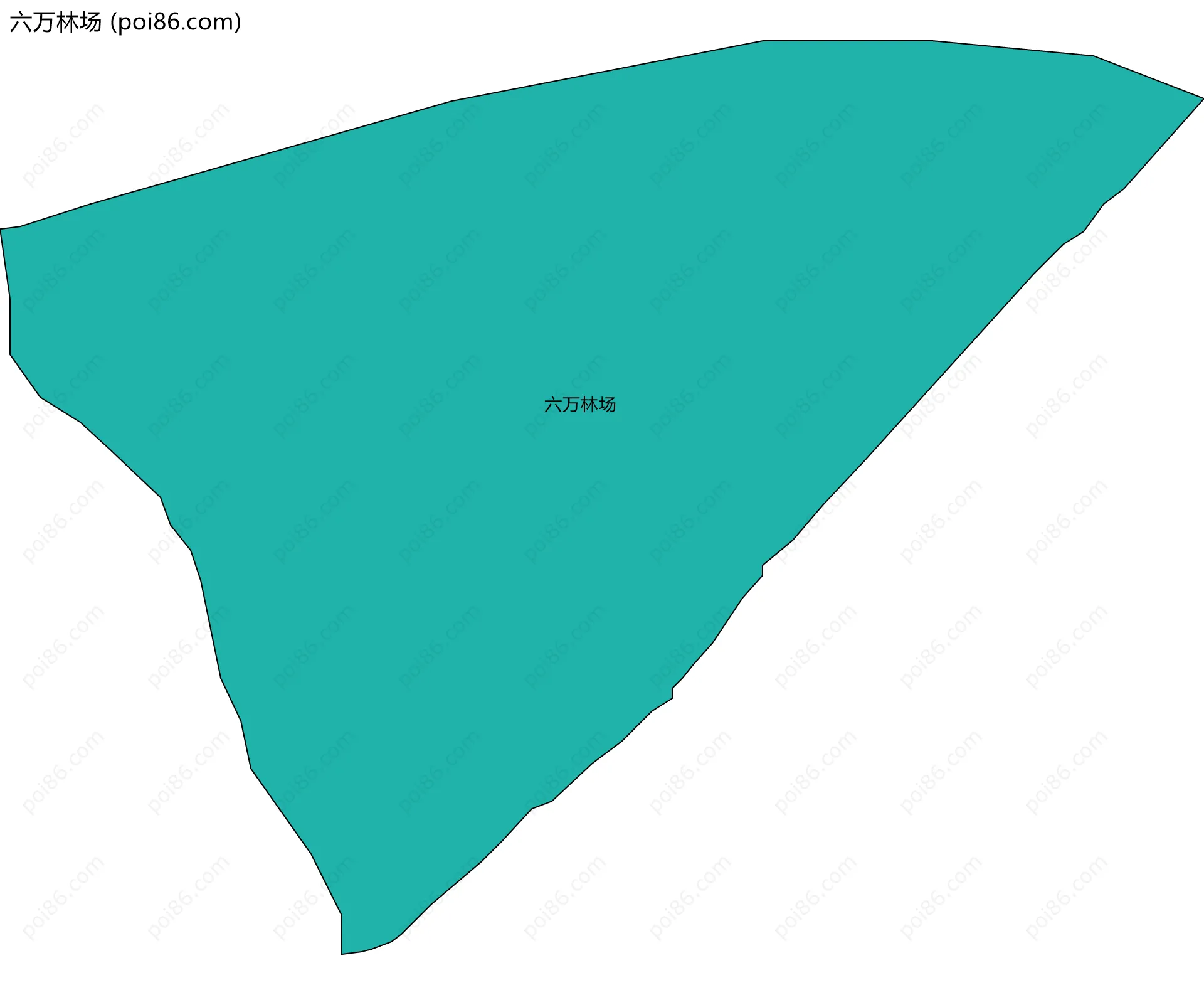 六万林场边界地图