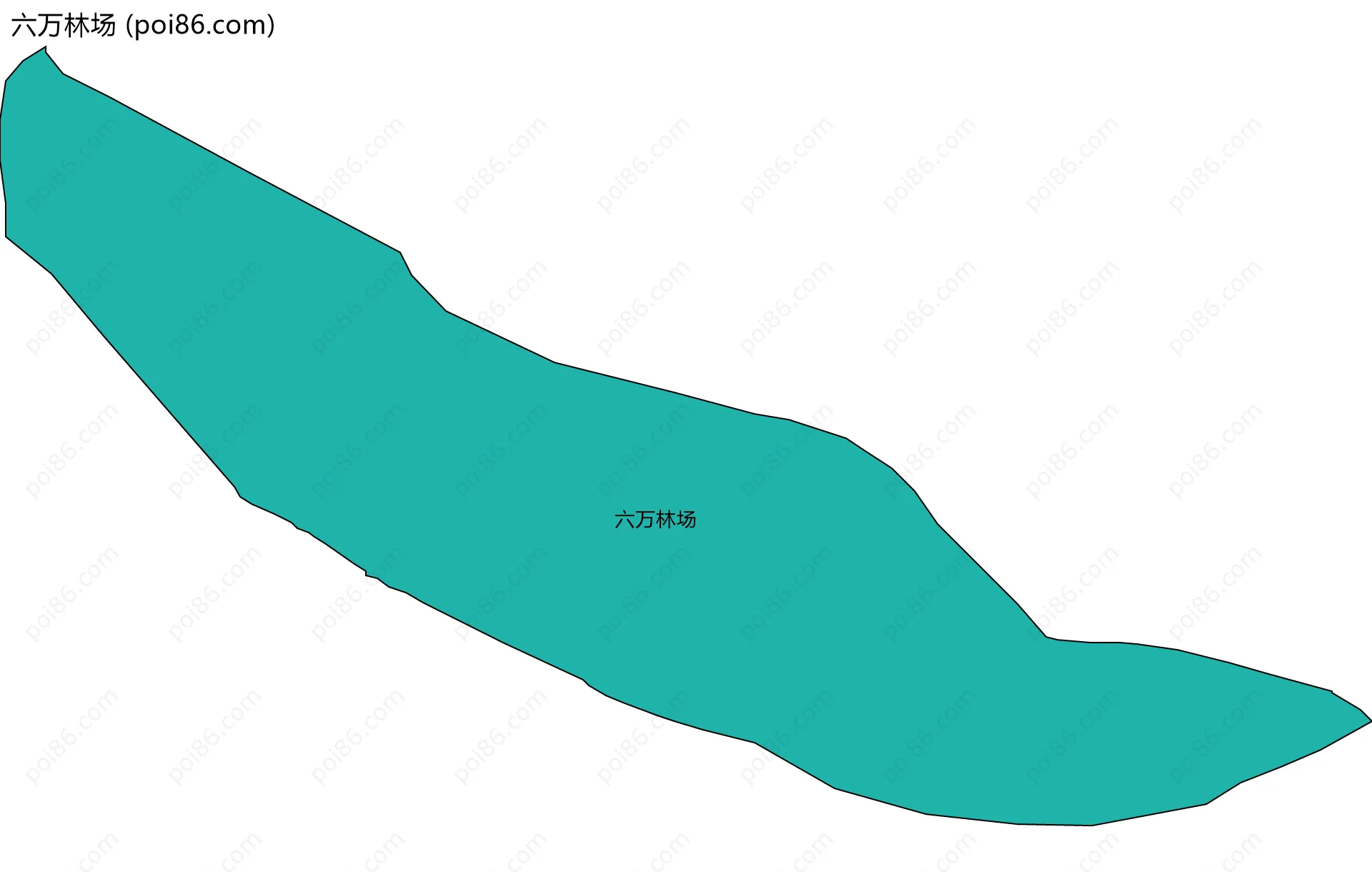 六万林场边界地图