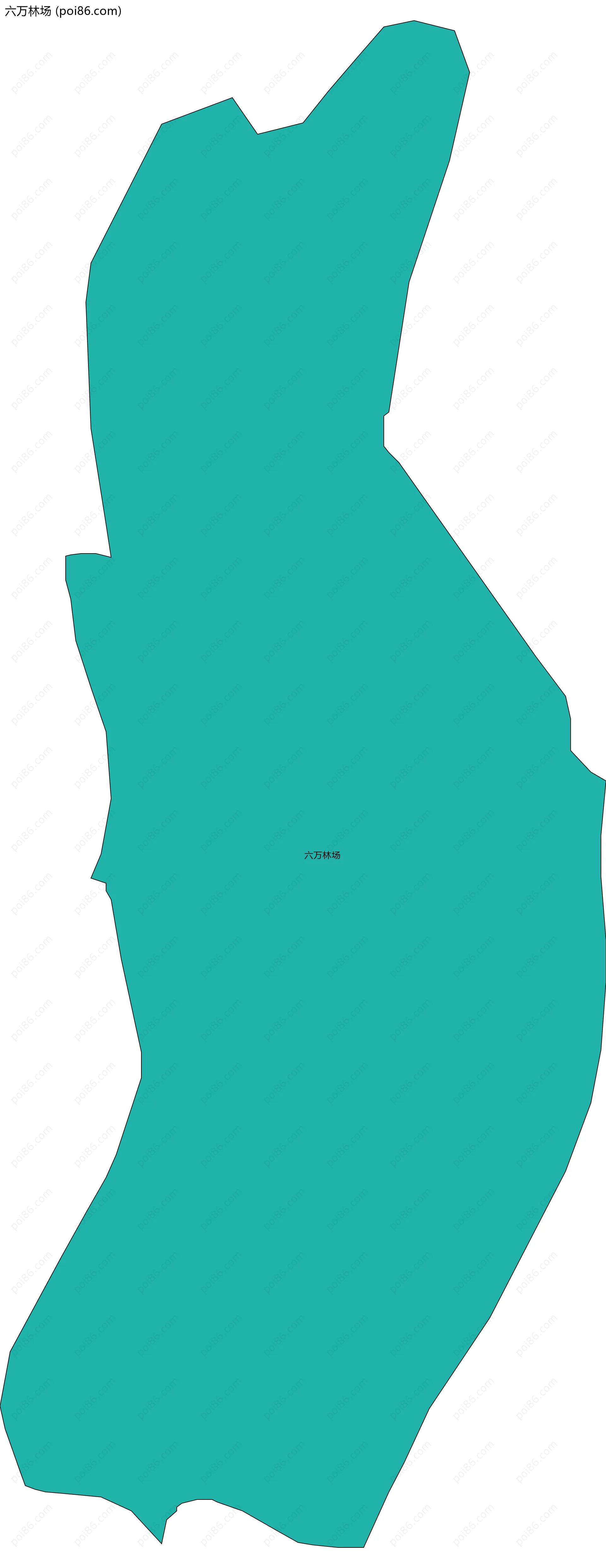 六万林场边界地图