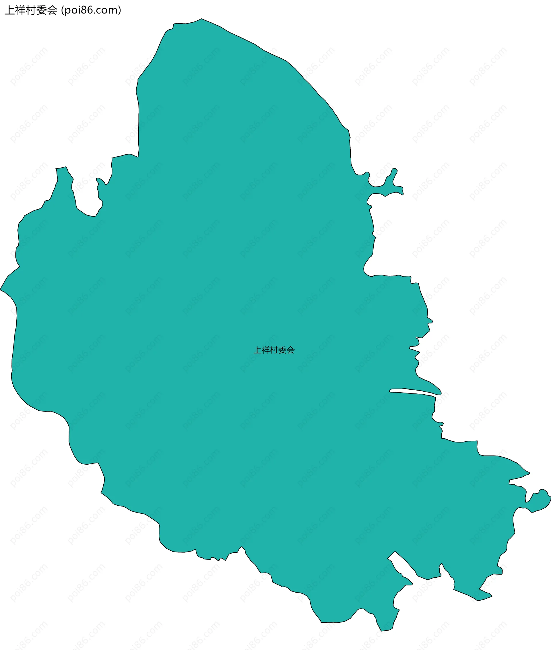 上祥村委会边界地图