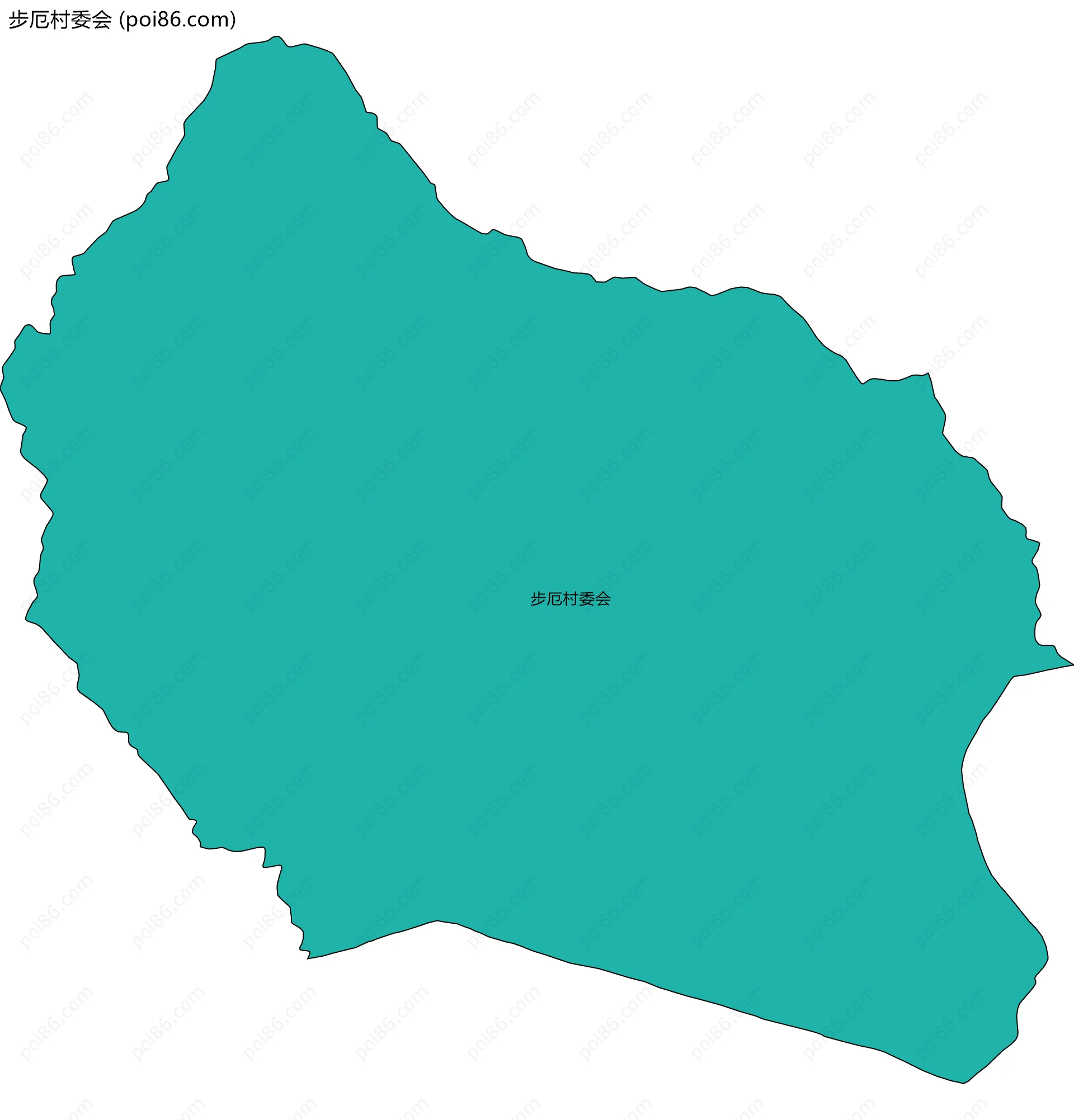 步厄村委会边界地图