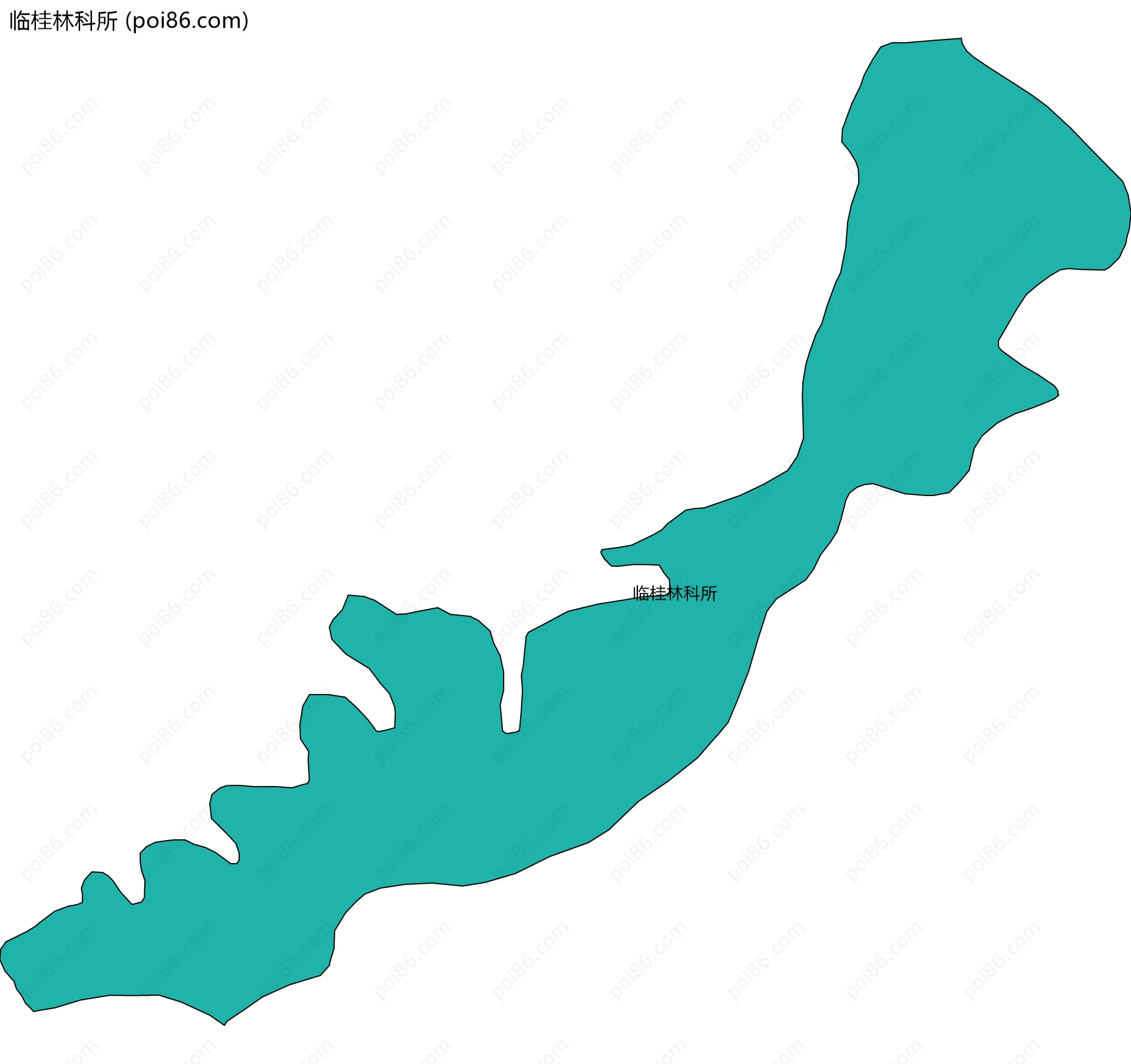 临桂林科所边界地图
