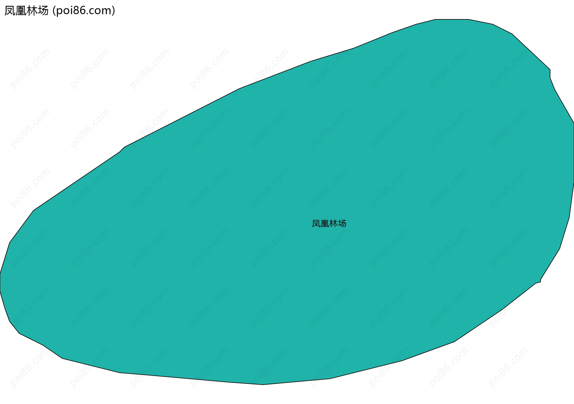 凤凰林场边界地图