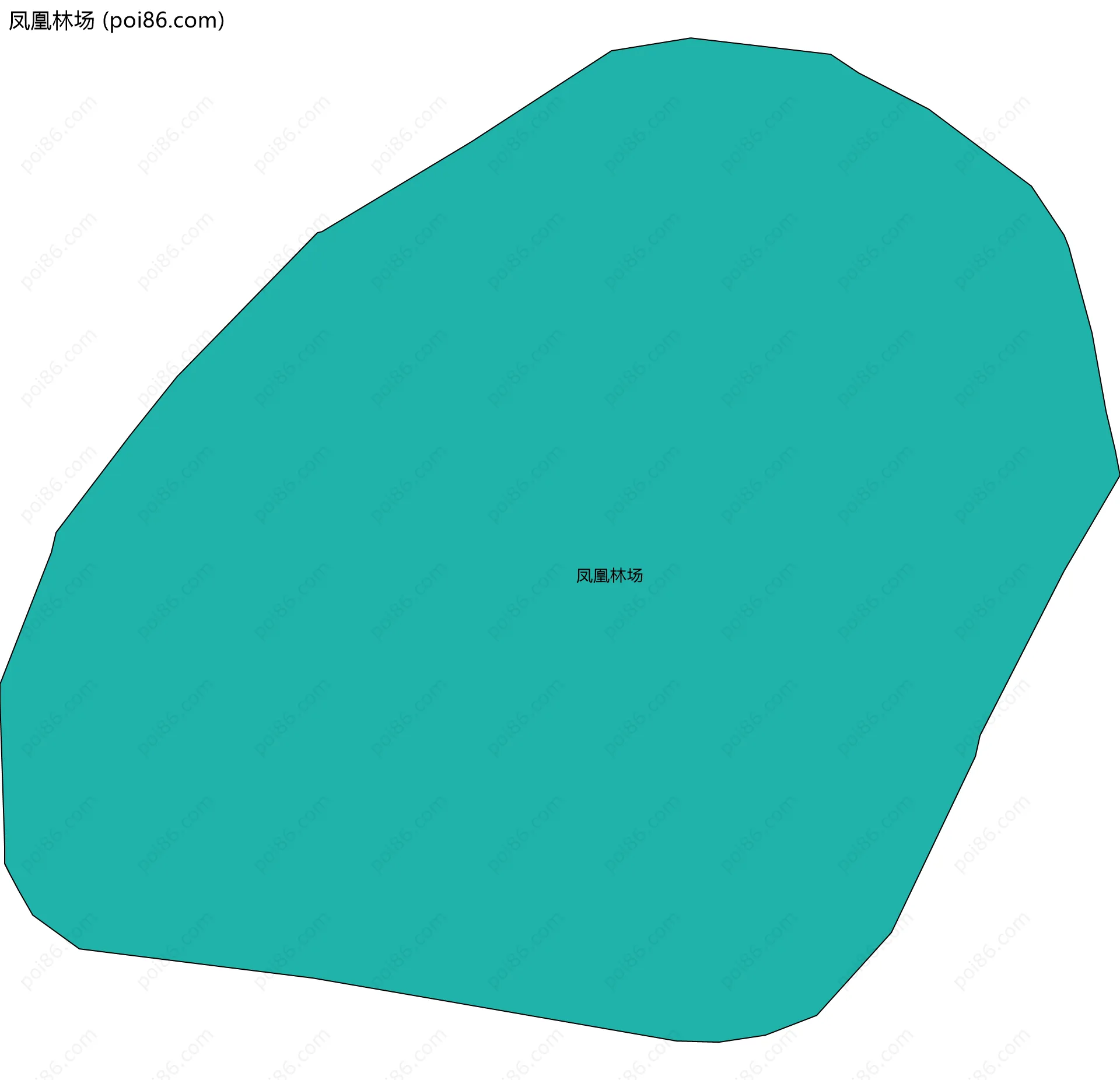 凤凰林场边界地图