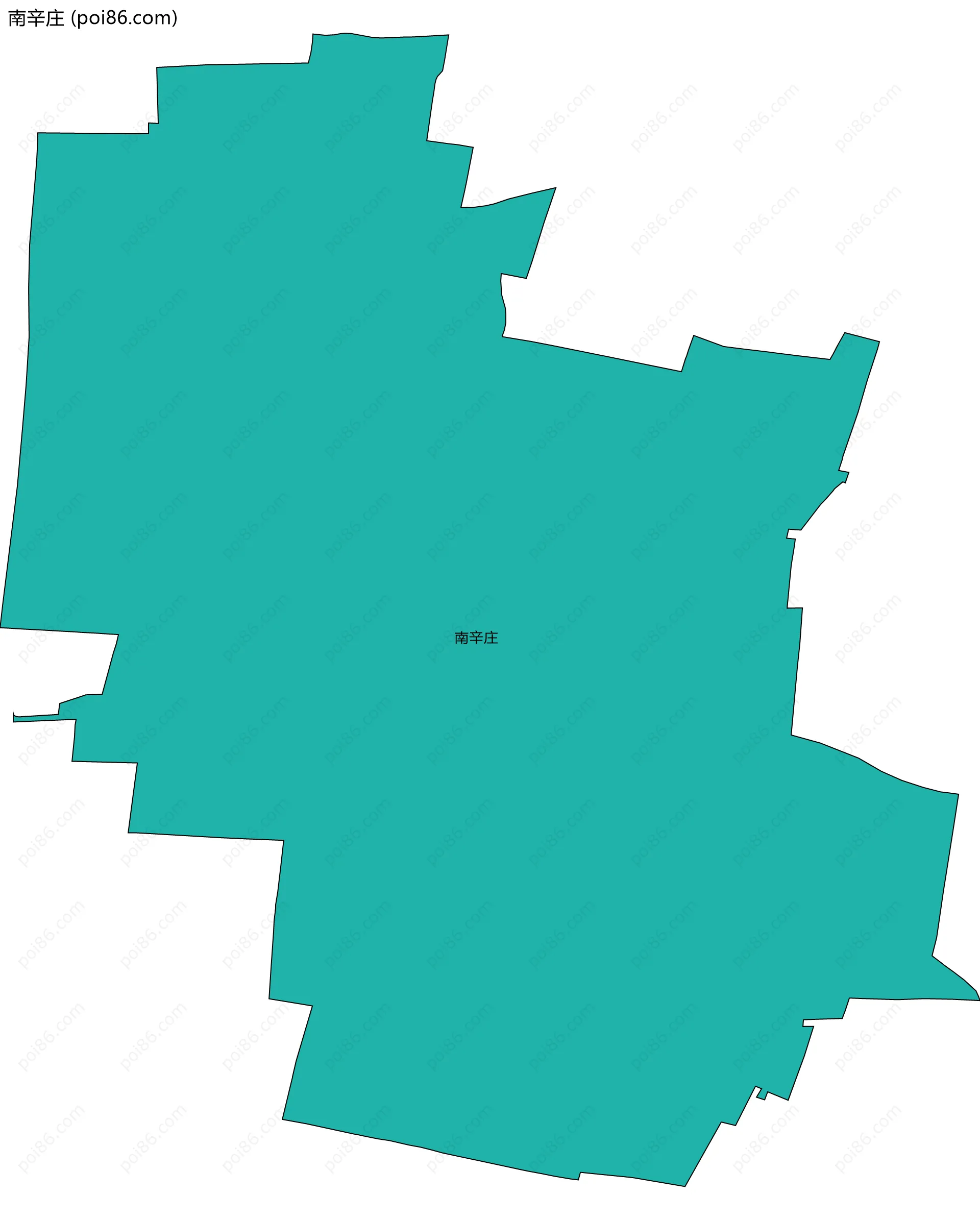 南辛庄边界地图