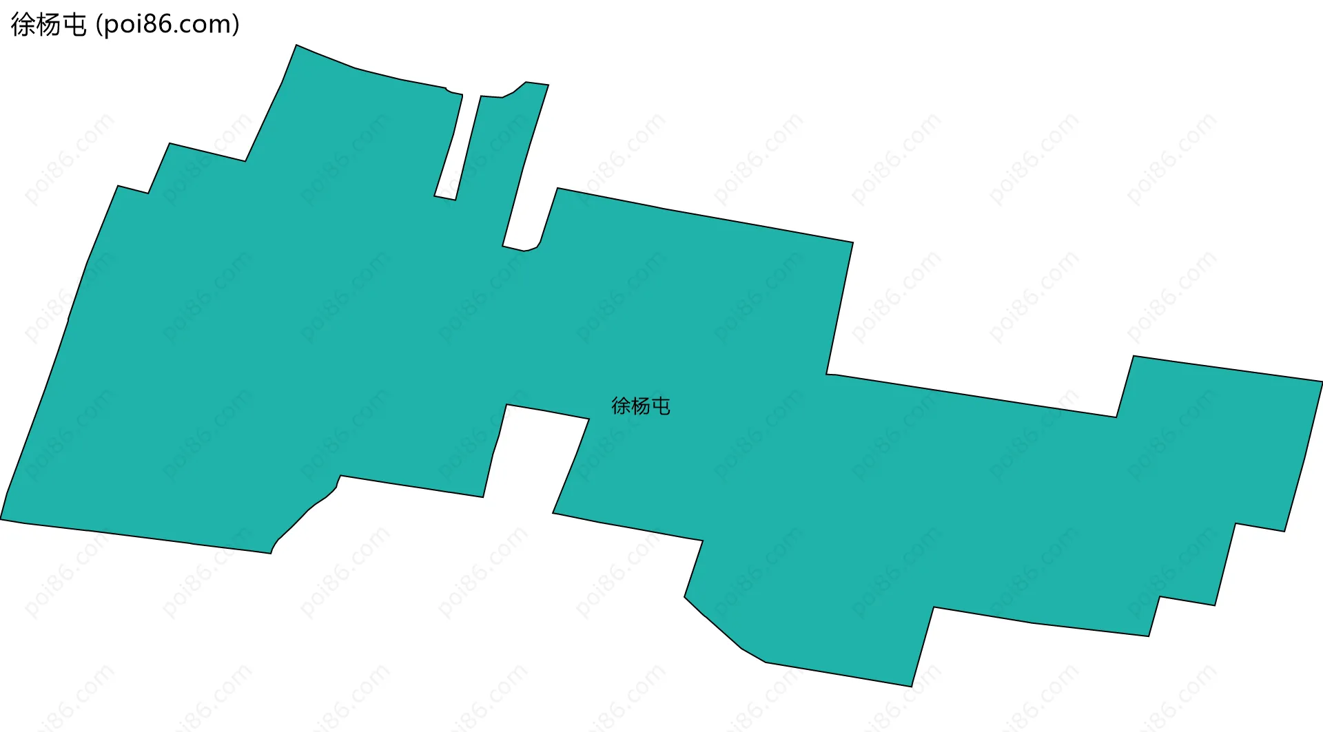 徐杨屯边界地图