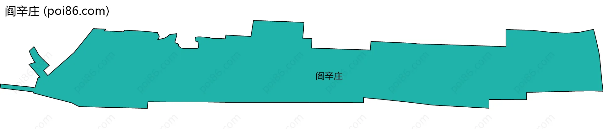 阎辛庄边界地图