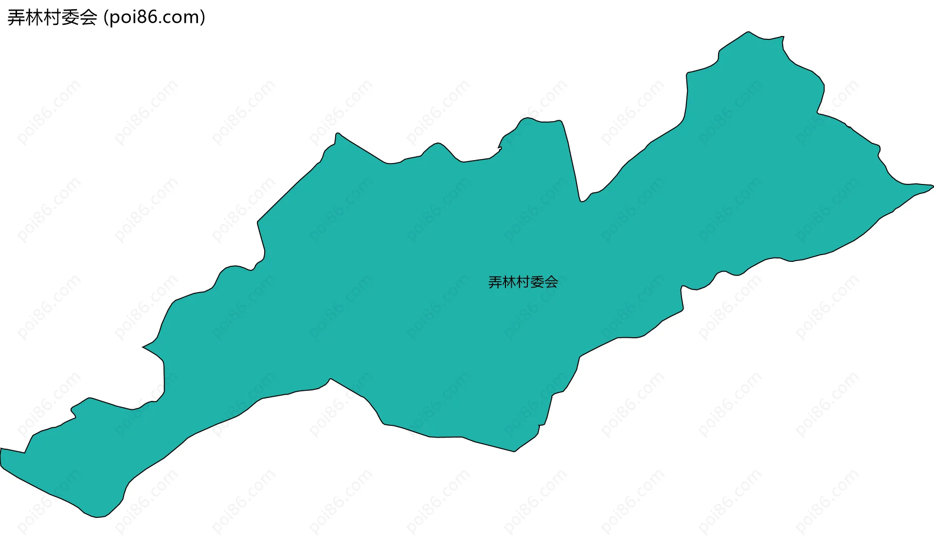 弄林村委会边界地图