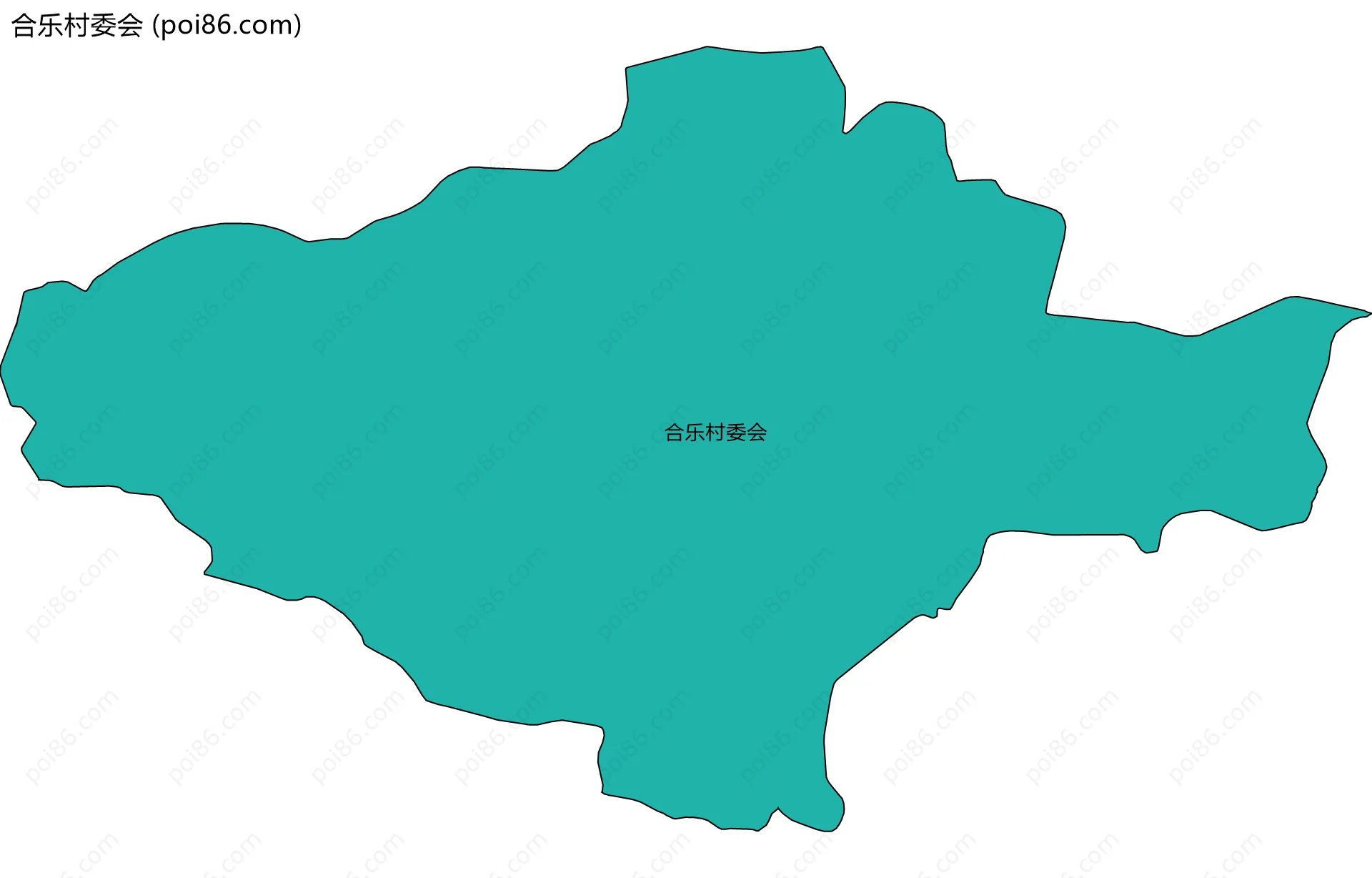 合乐村委会边界地图