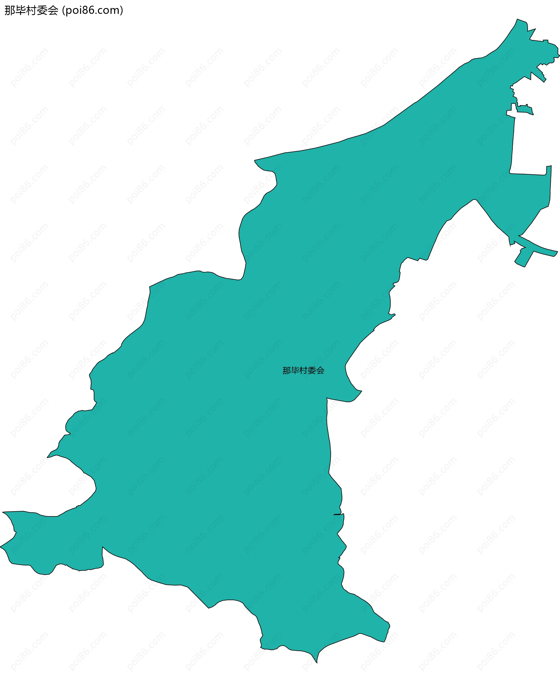 那毕村委会边界地图