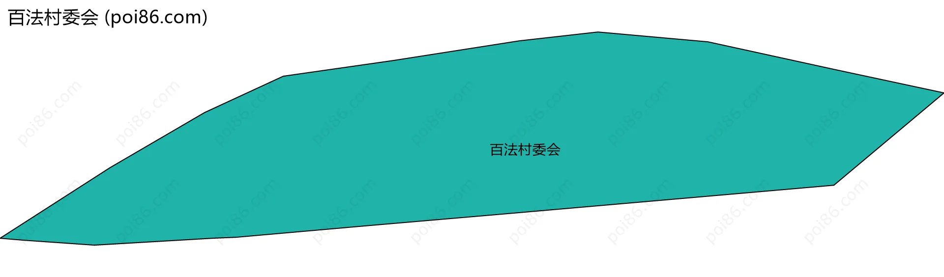 百法村委会边界地图