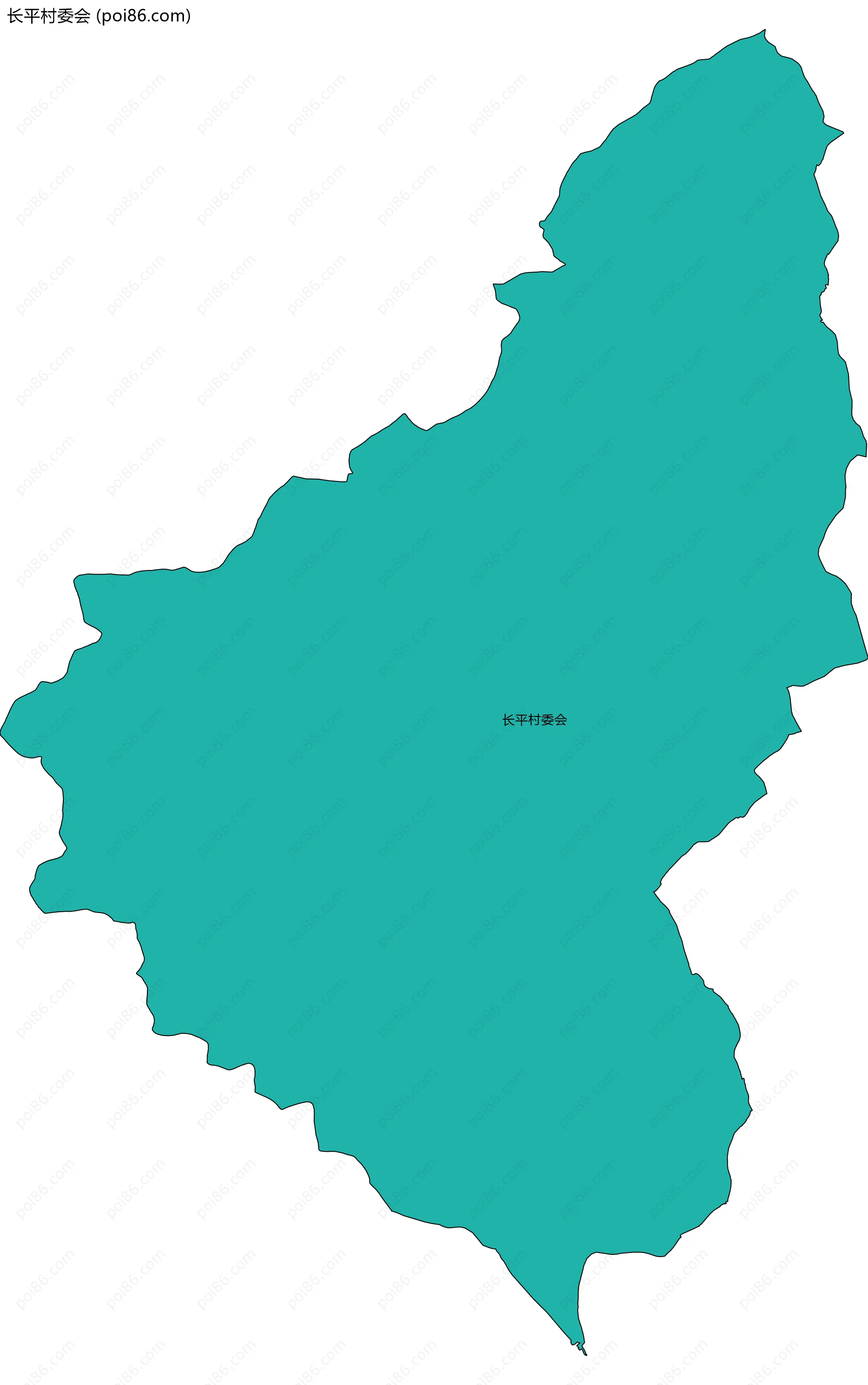 长平村委会边界地图
