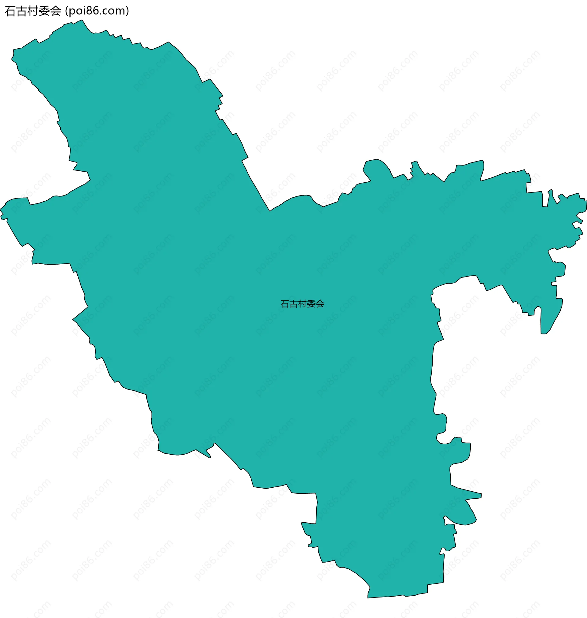 石古村委会边界地图