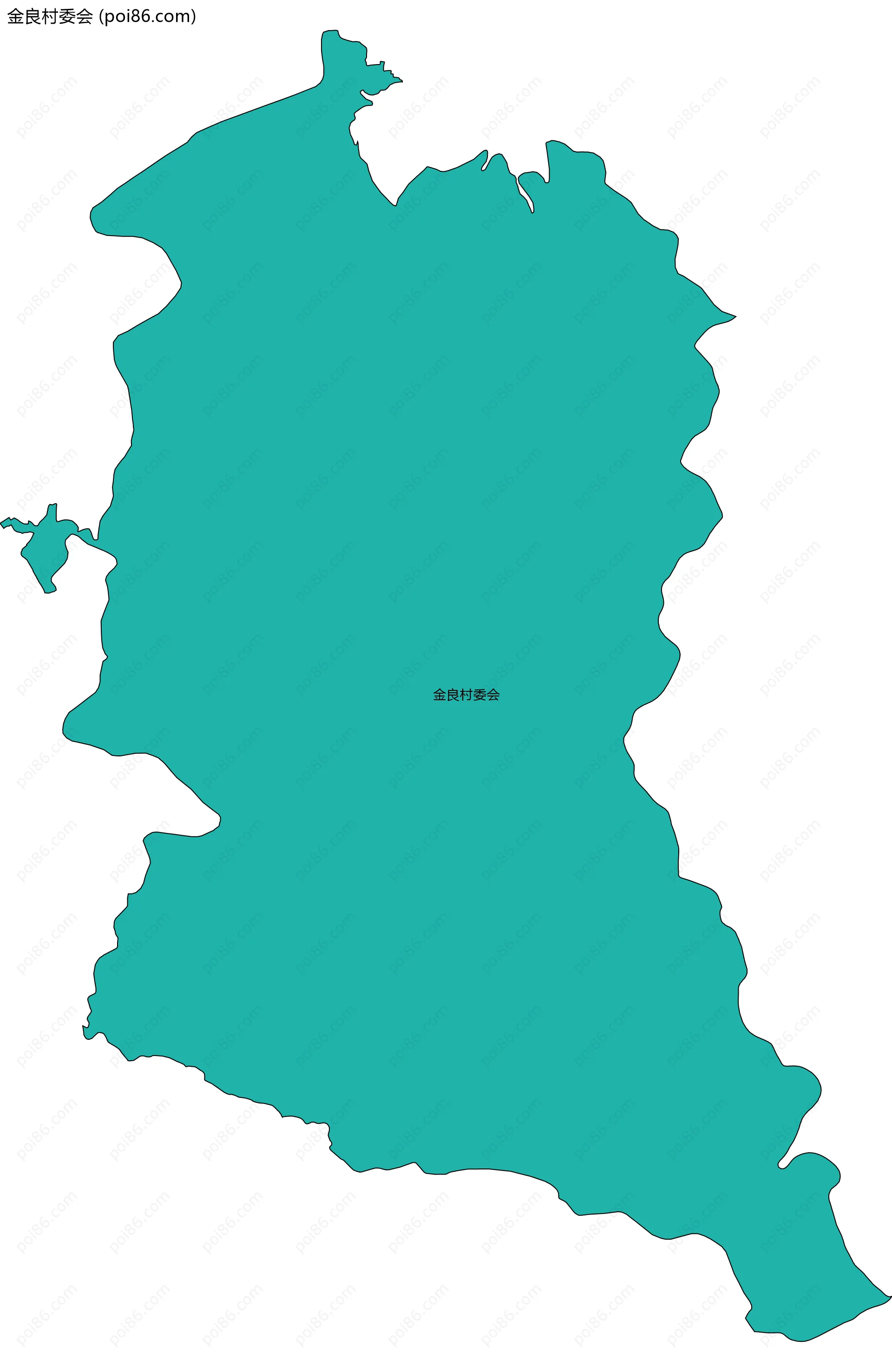 金良村委会边界地图