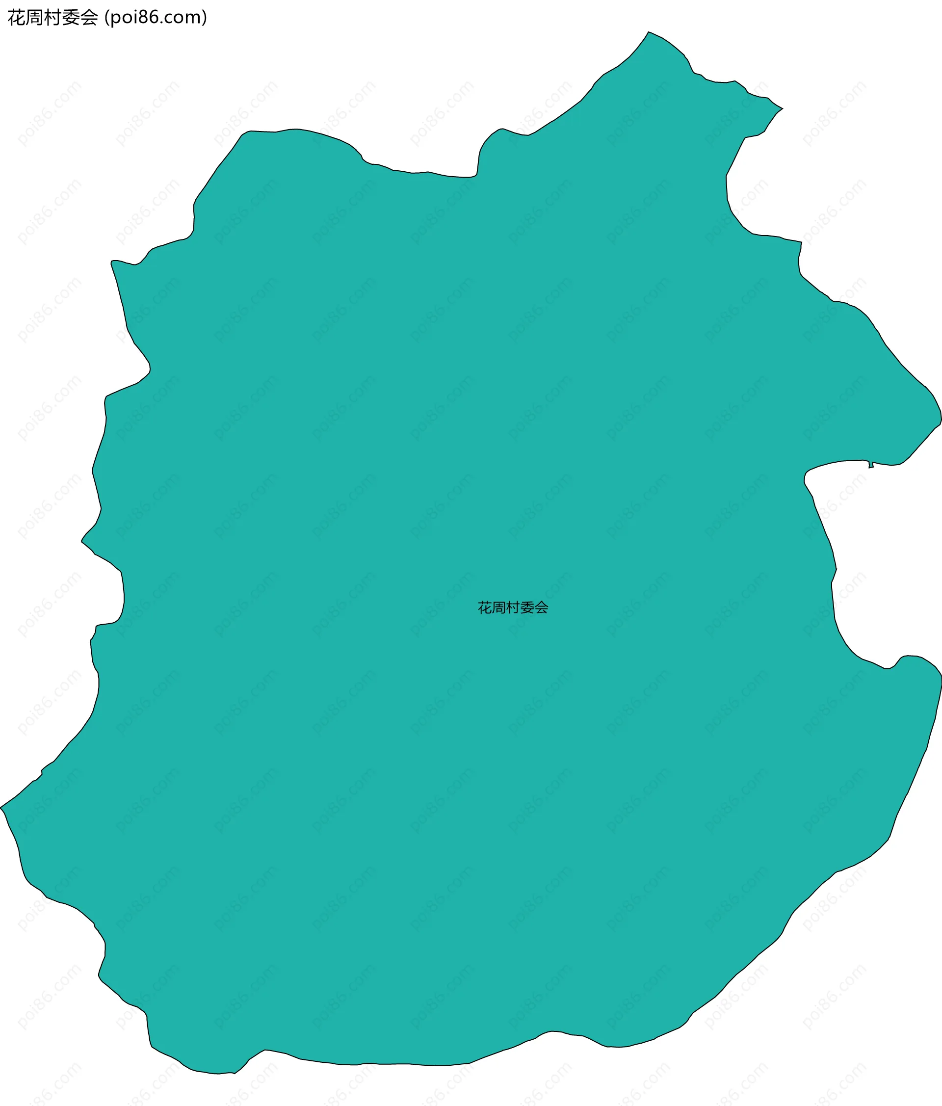 花周村委会边界地图