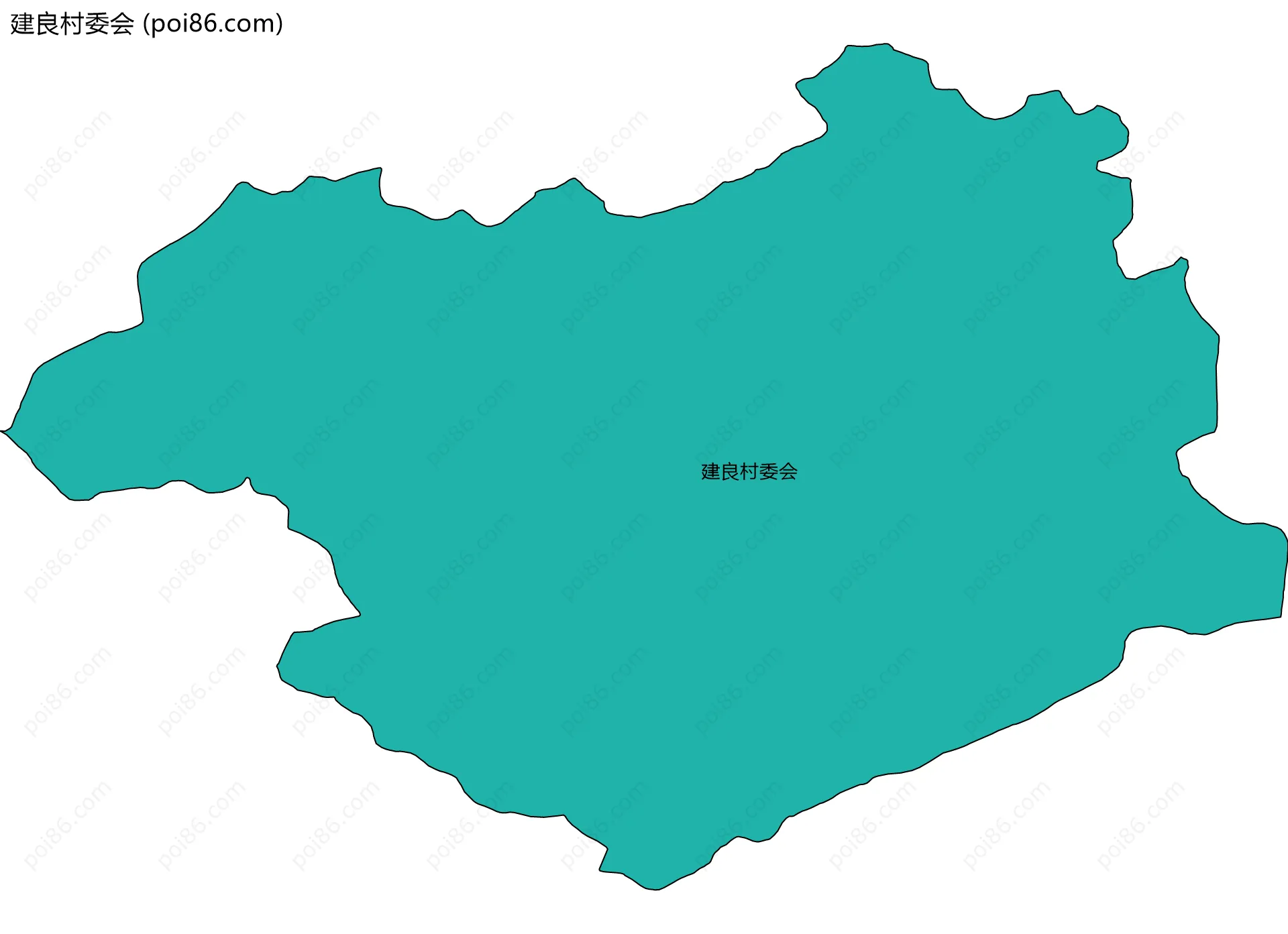 建良村委会边界地图