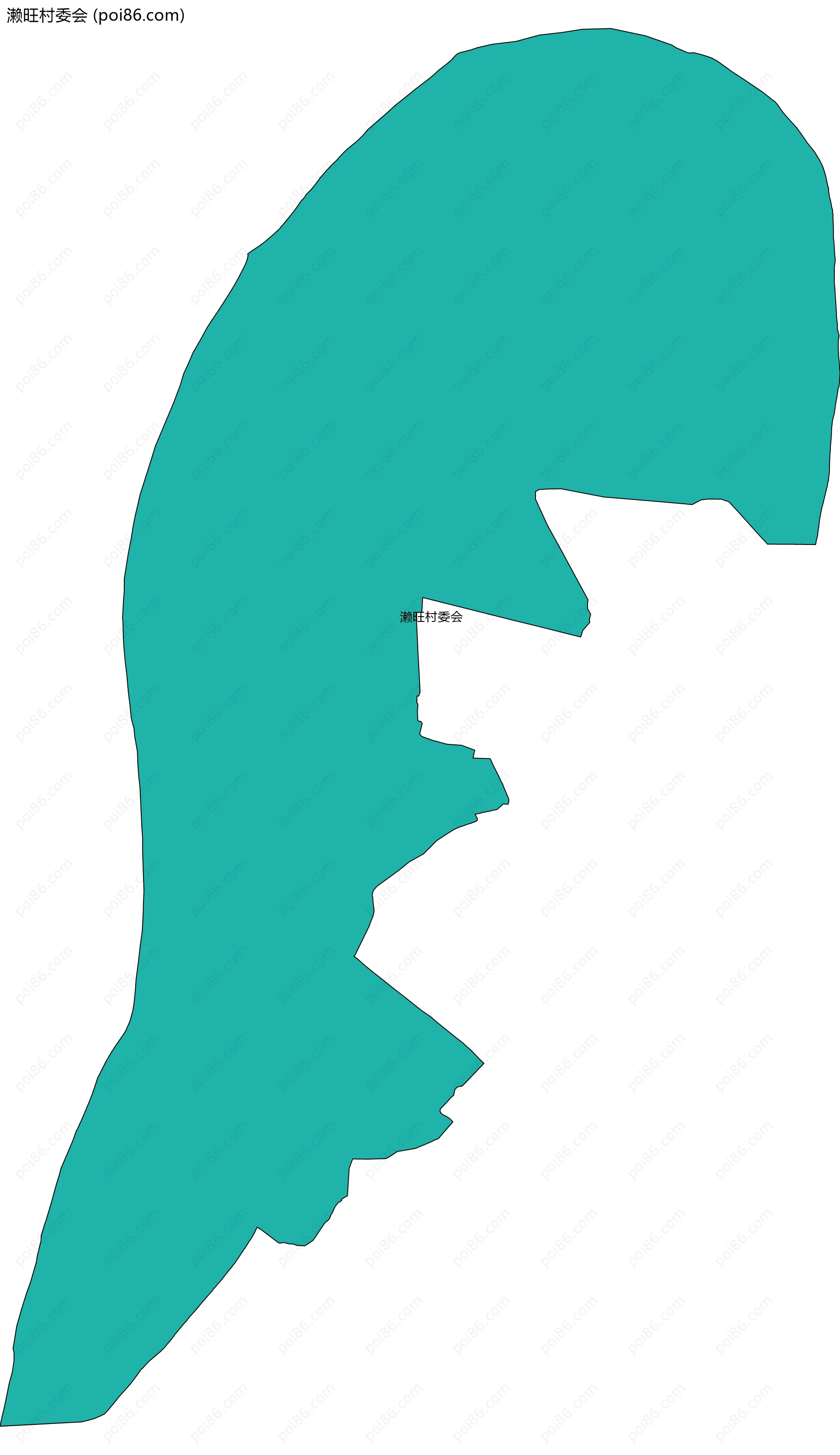 濑旺村委会边界地图