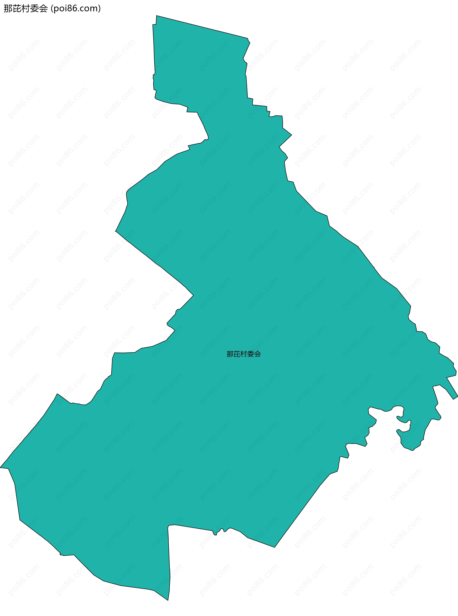 那芘村委会边界地图