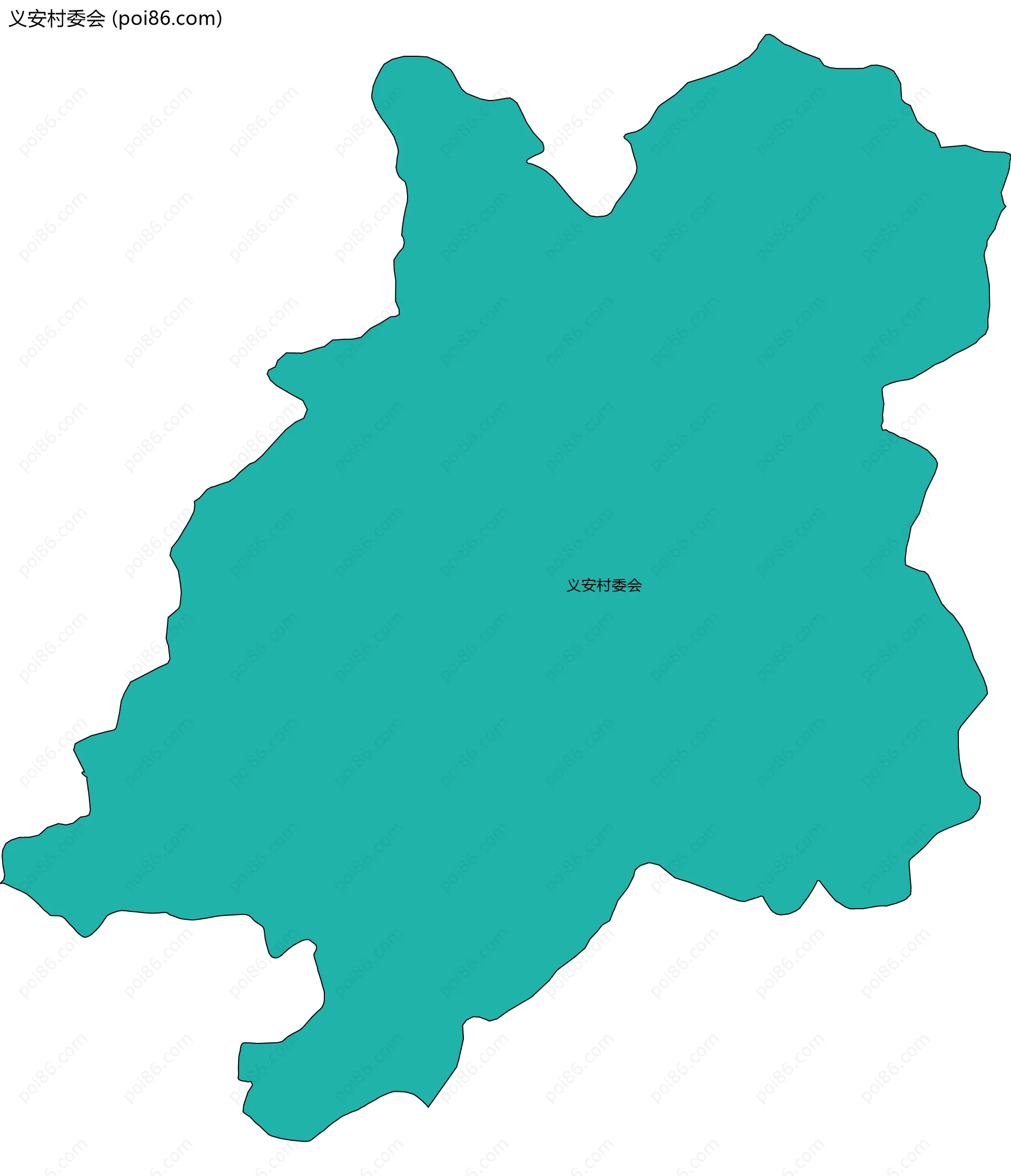 义安村委会边界地图