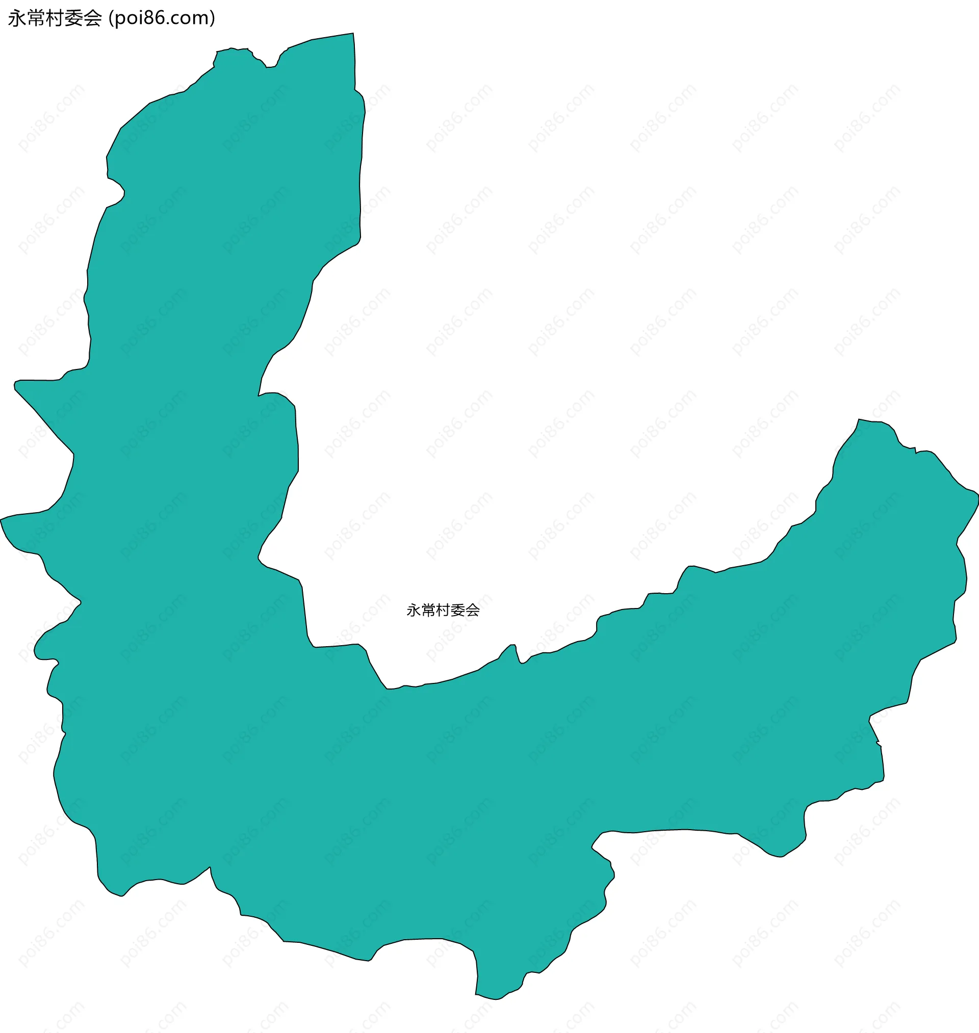 永常村委会边界地图