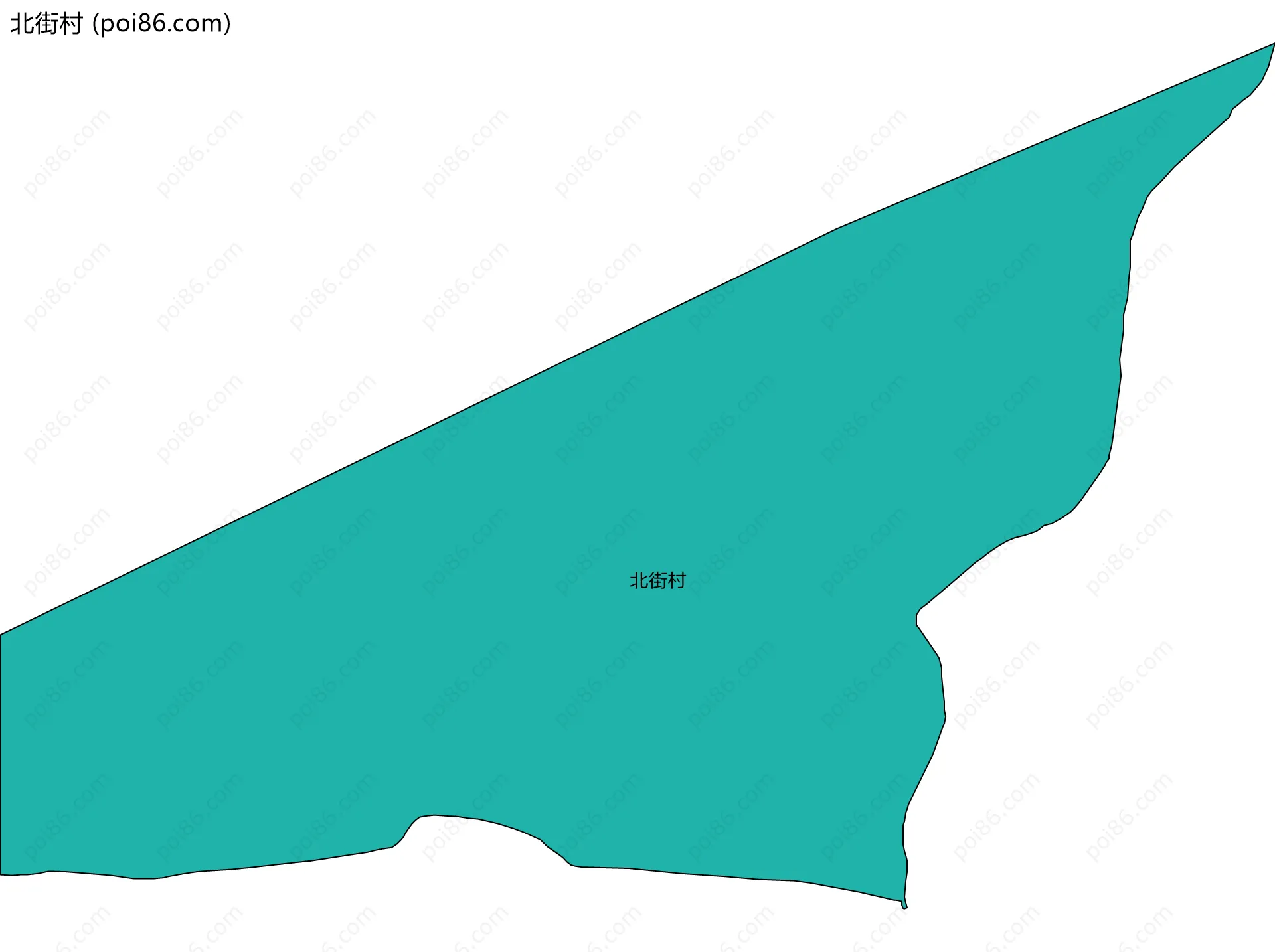 北街村边界地图