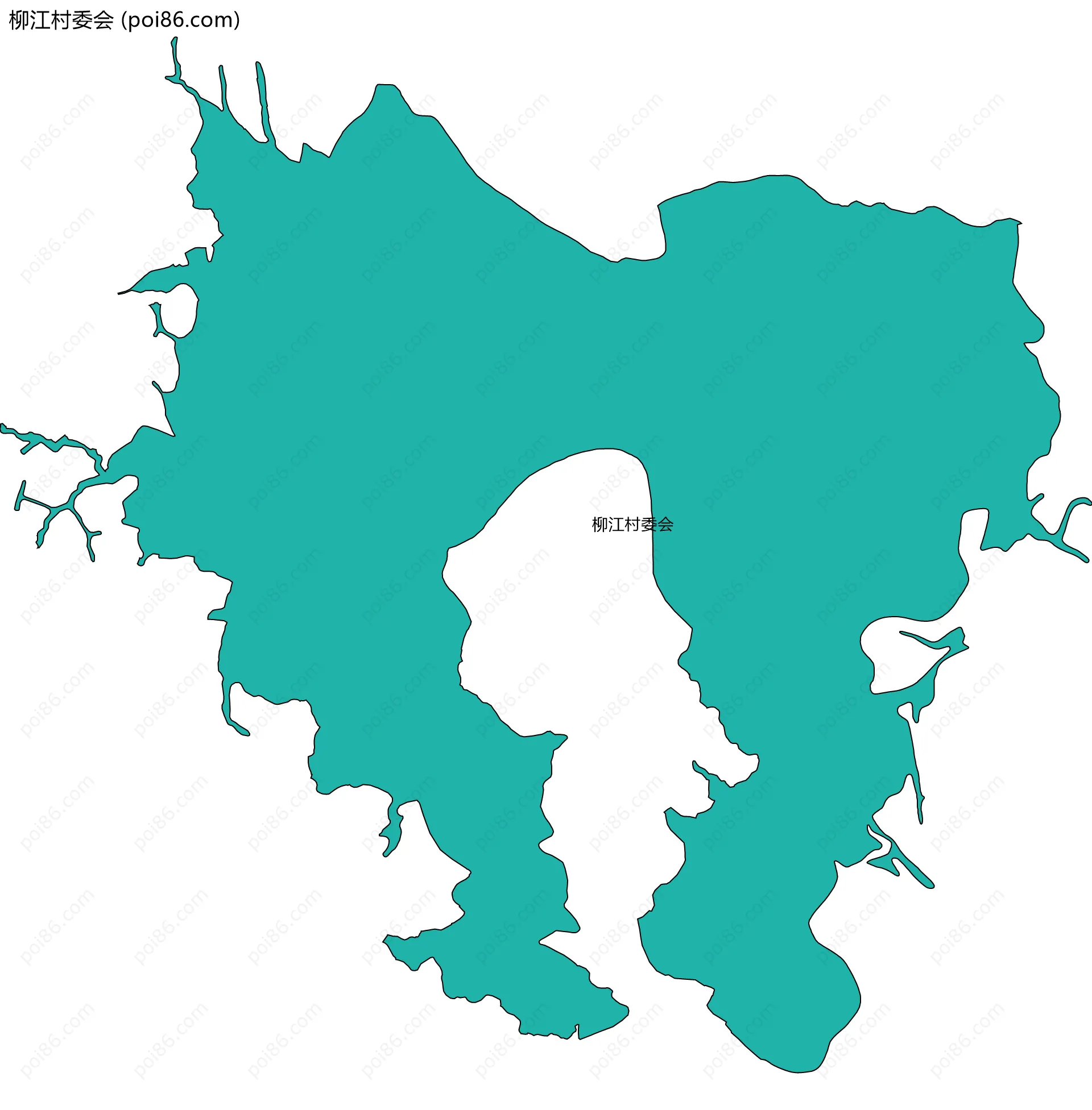 柳江村委会边界地图