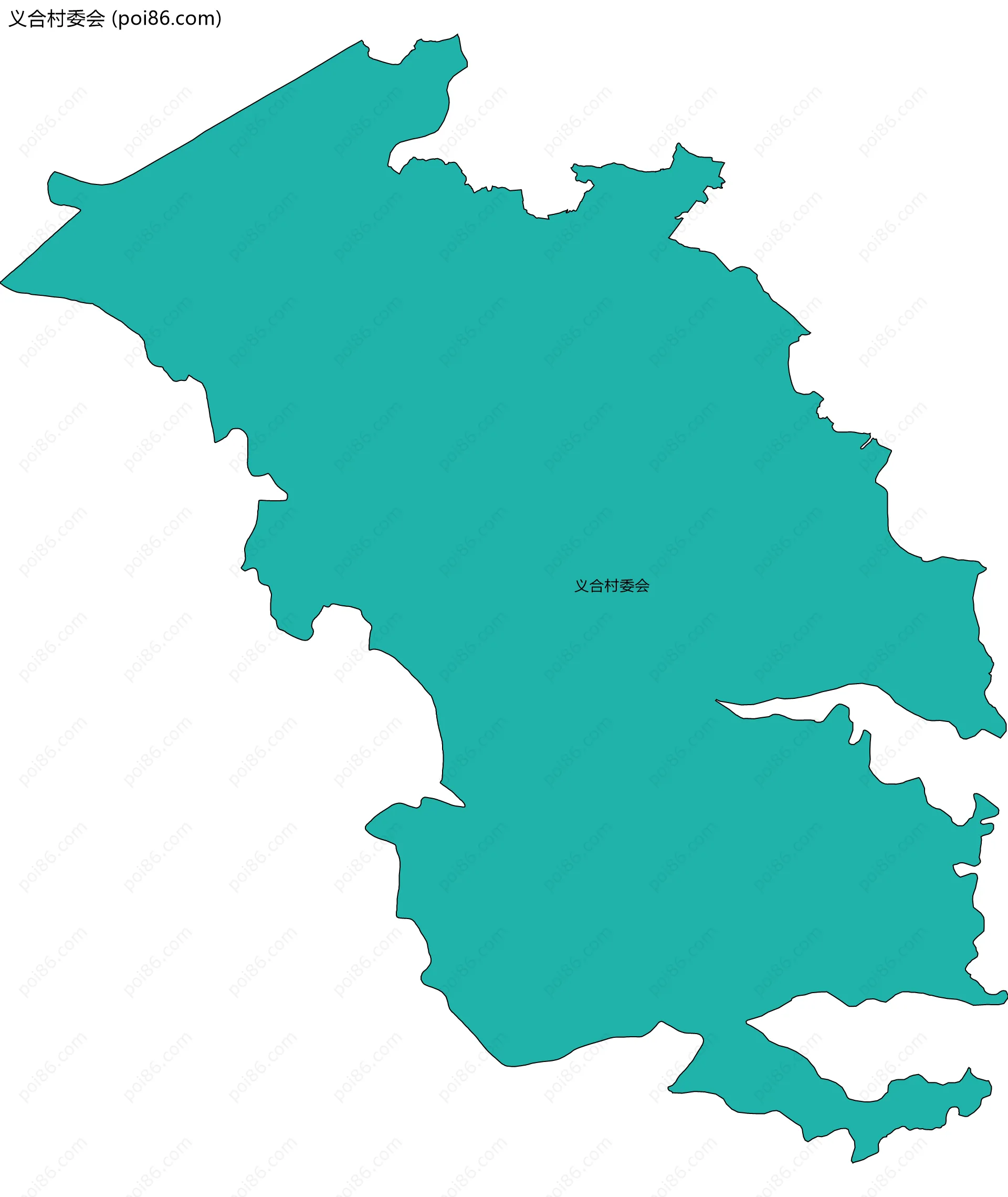 义合村委会边界地图