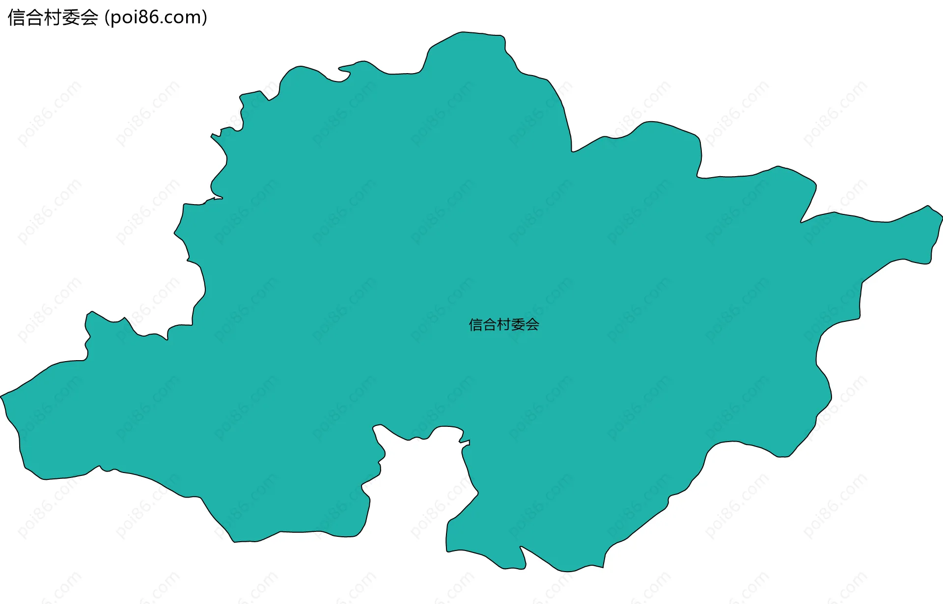信合村委会边界地图