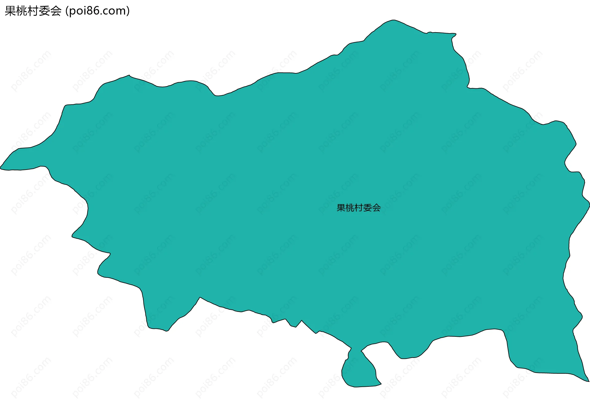 果桃村委会边界地图