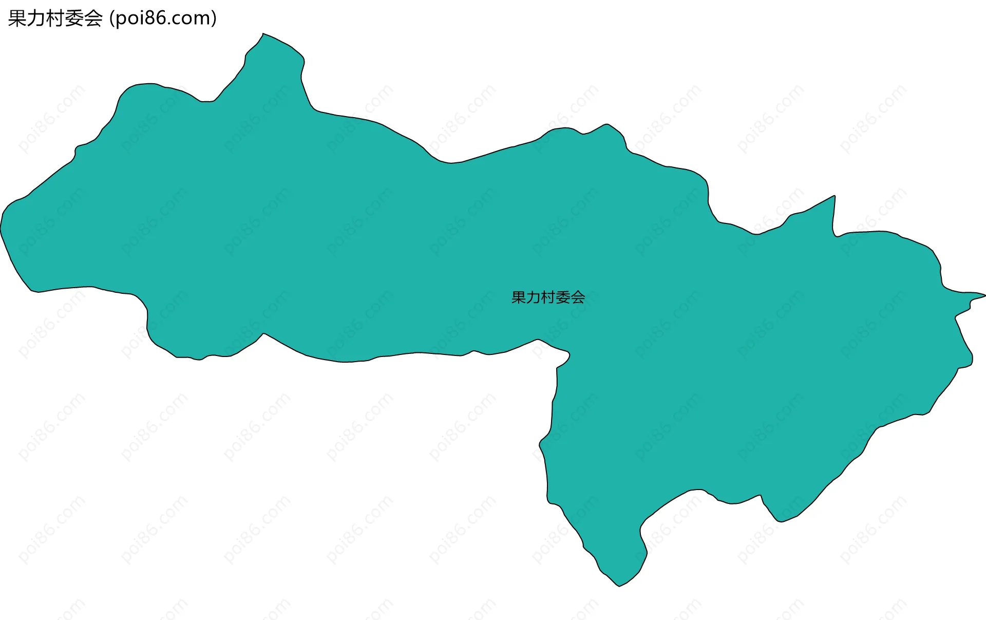 果力村委会边界地图