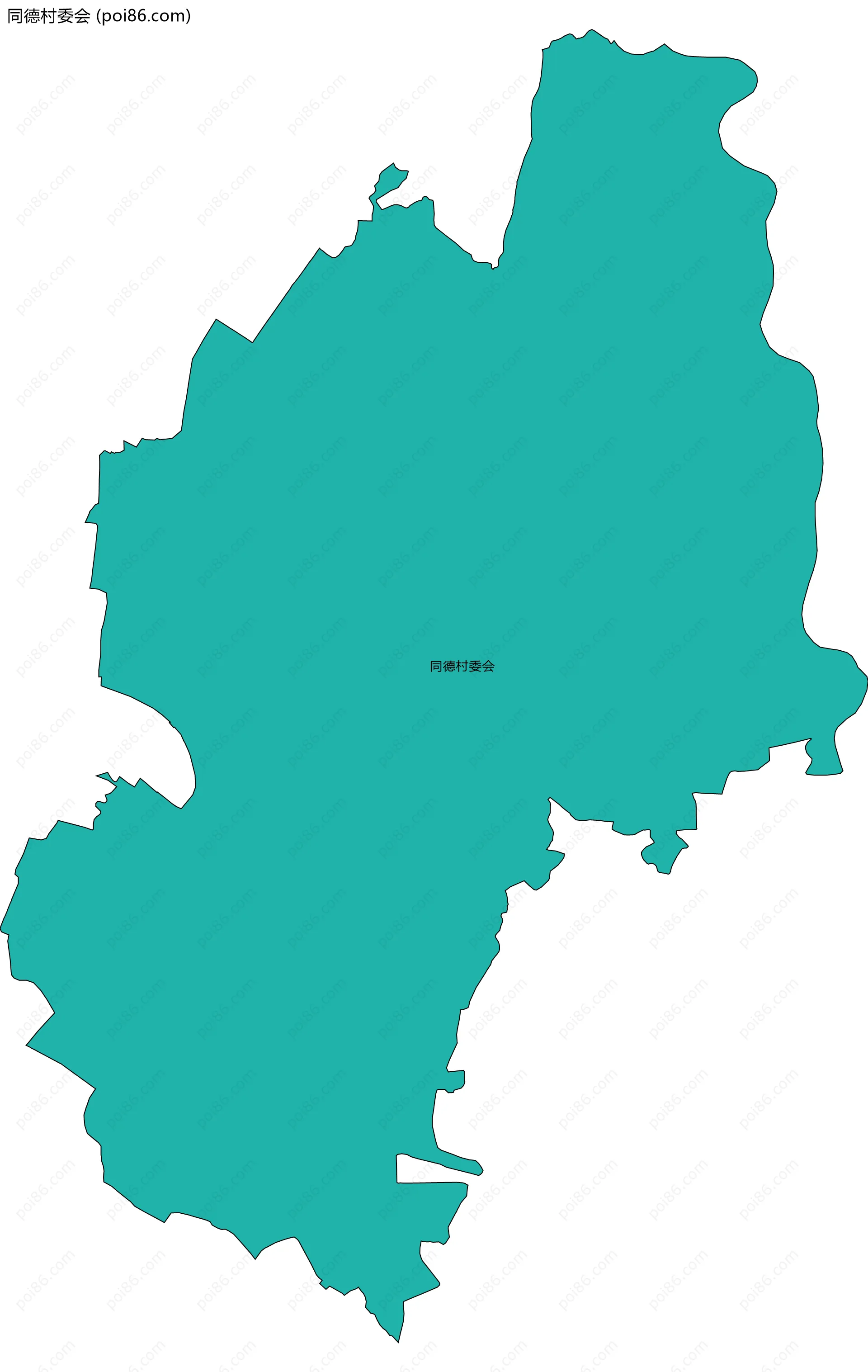 同德村委会边界地图