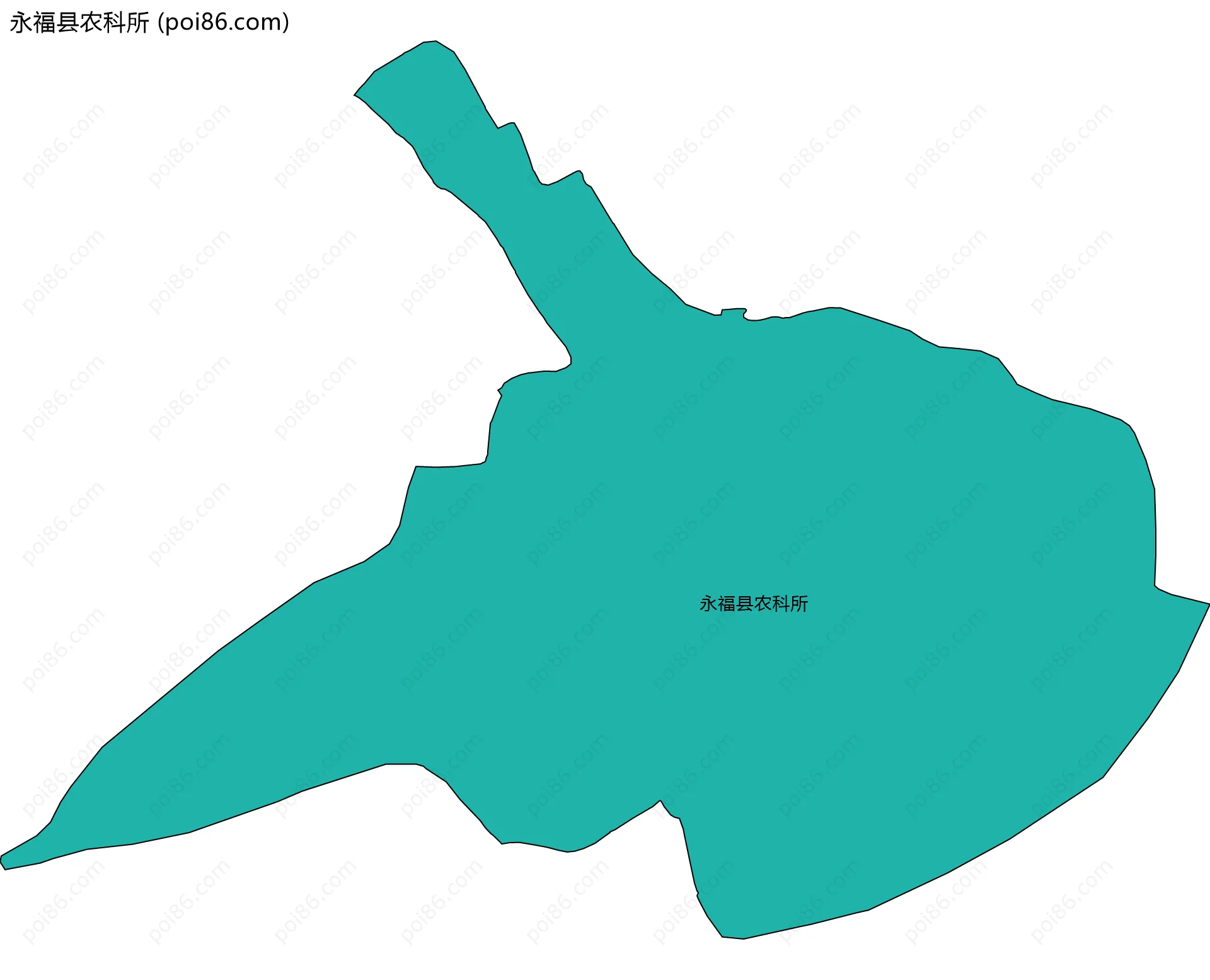 永福县农科所边界地图