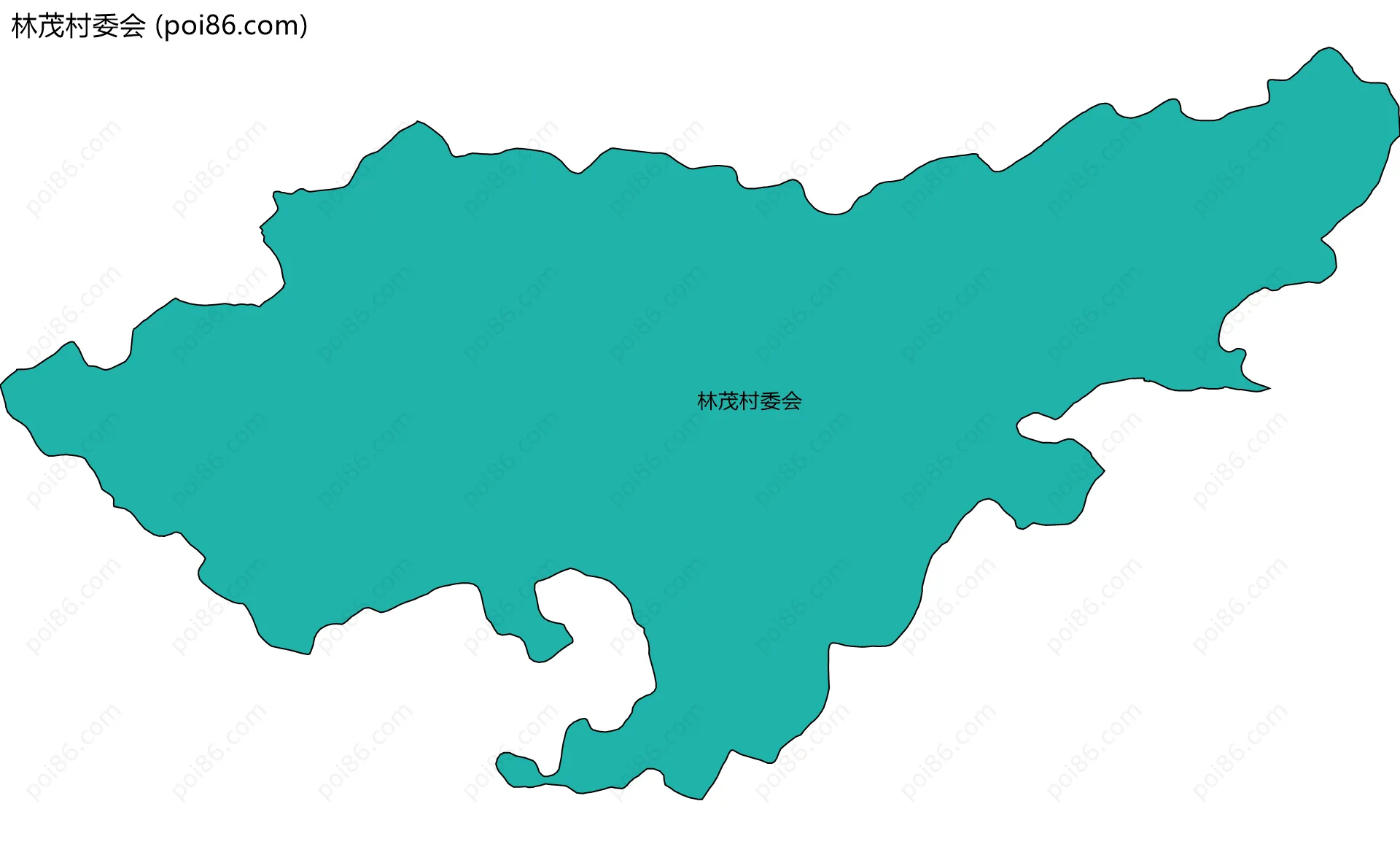 林茂村委会边界地图