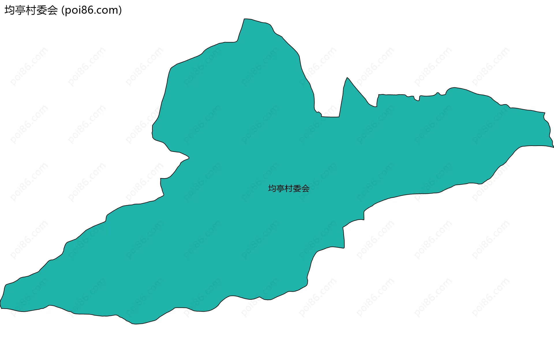 均亭村委会边界地图