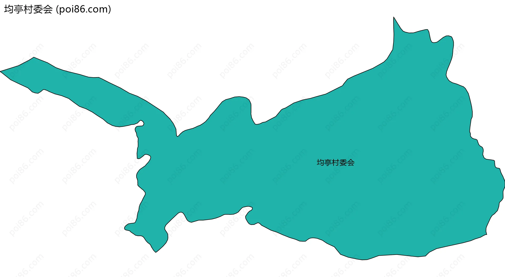 均亭村委会边界地图