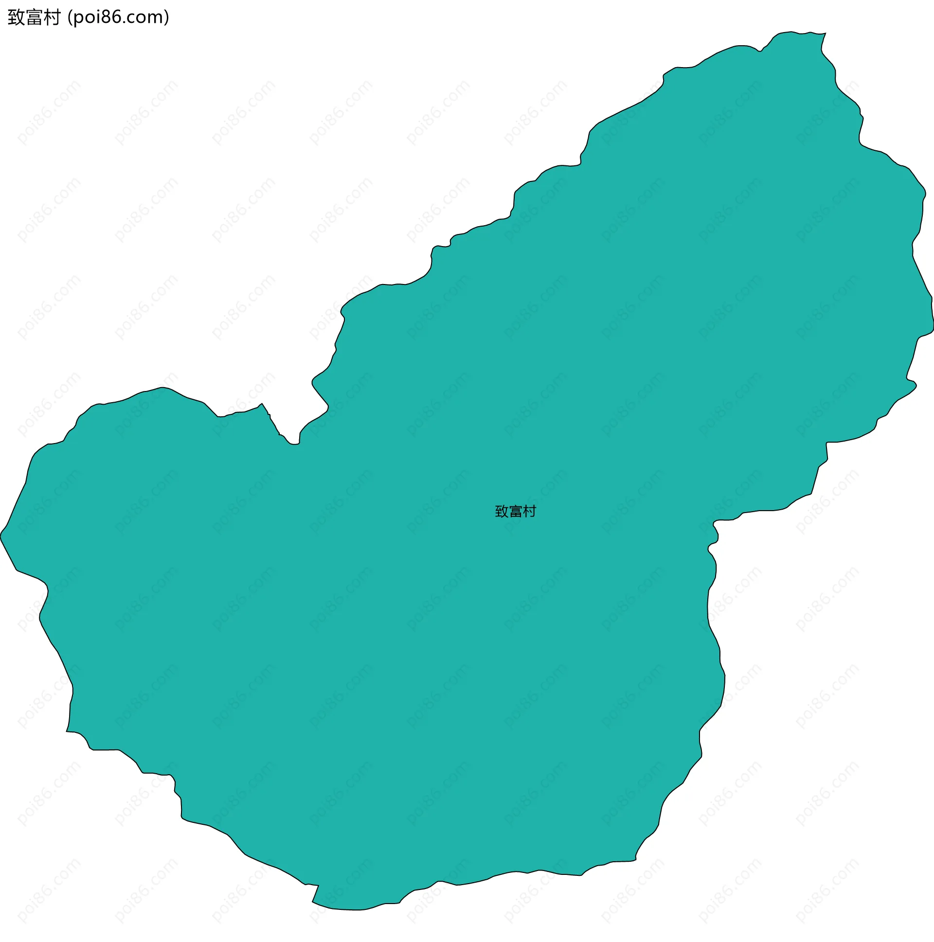 致富村边界地图