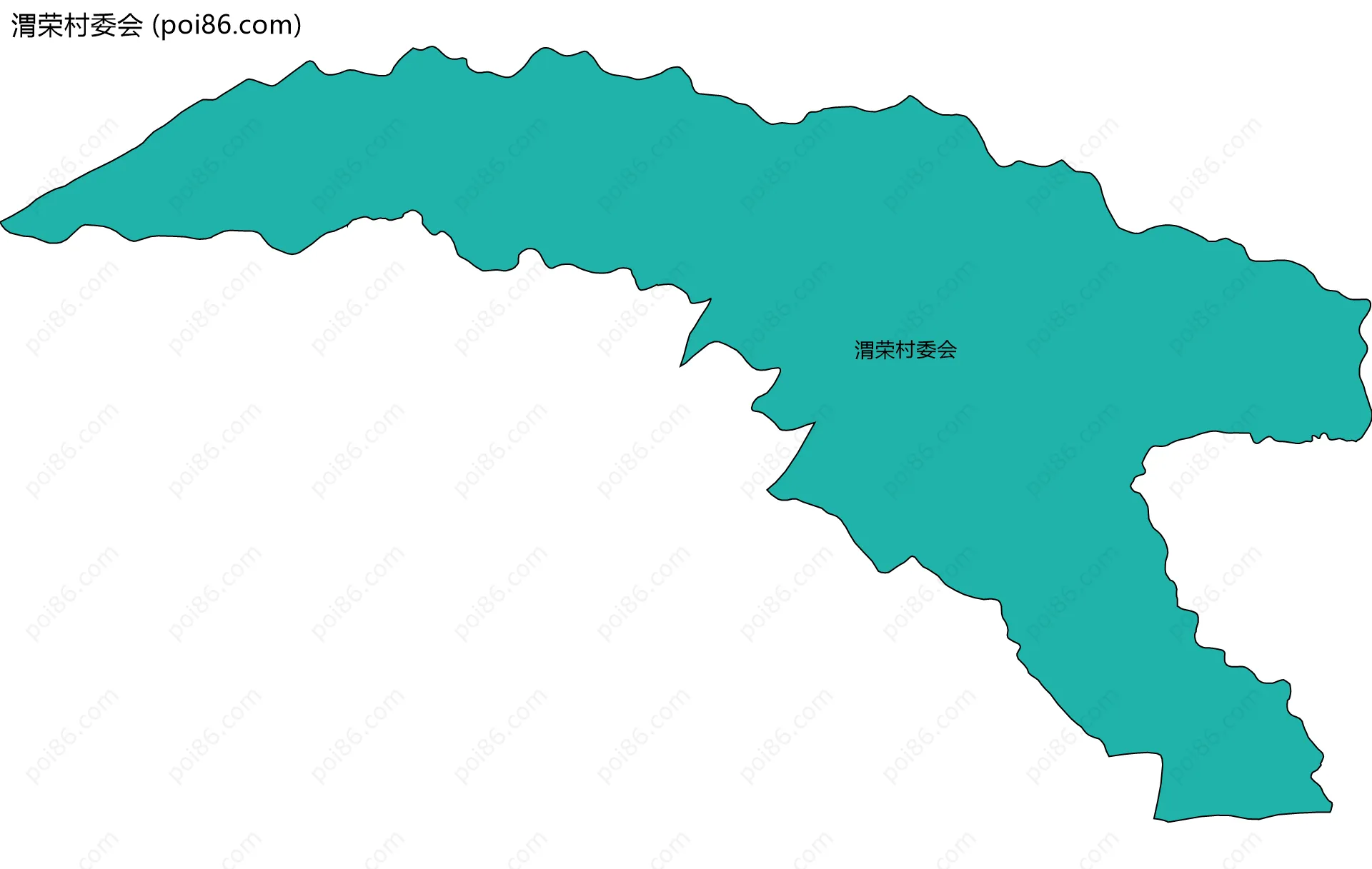 渭荣村委会边界地图