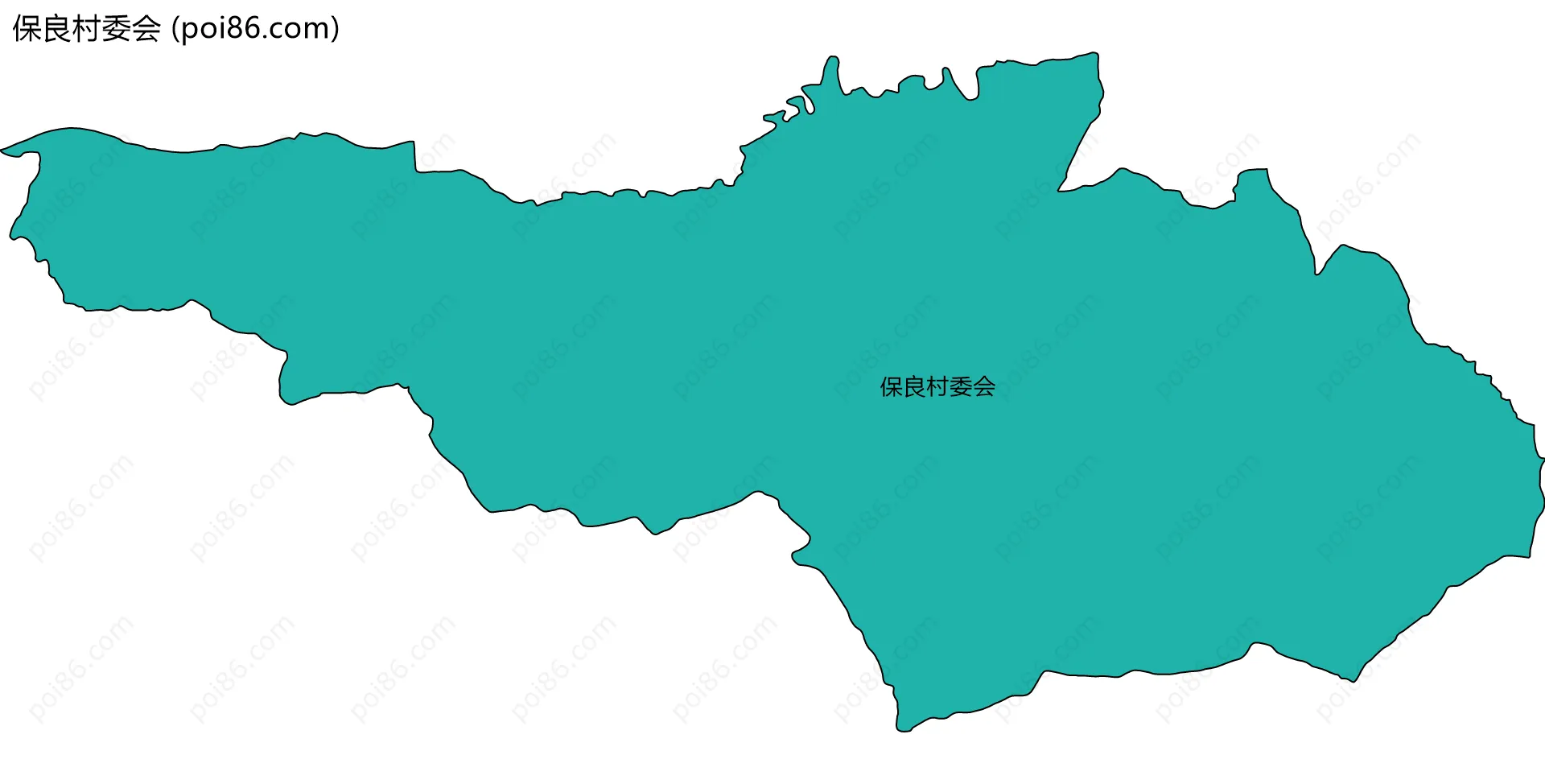 保良村委会边界地图