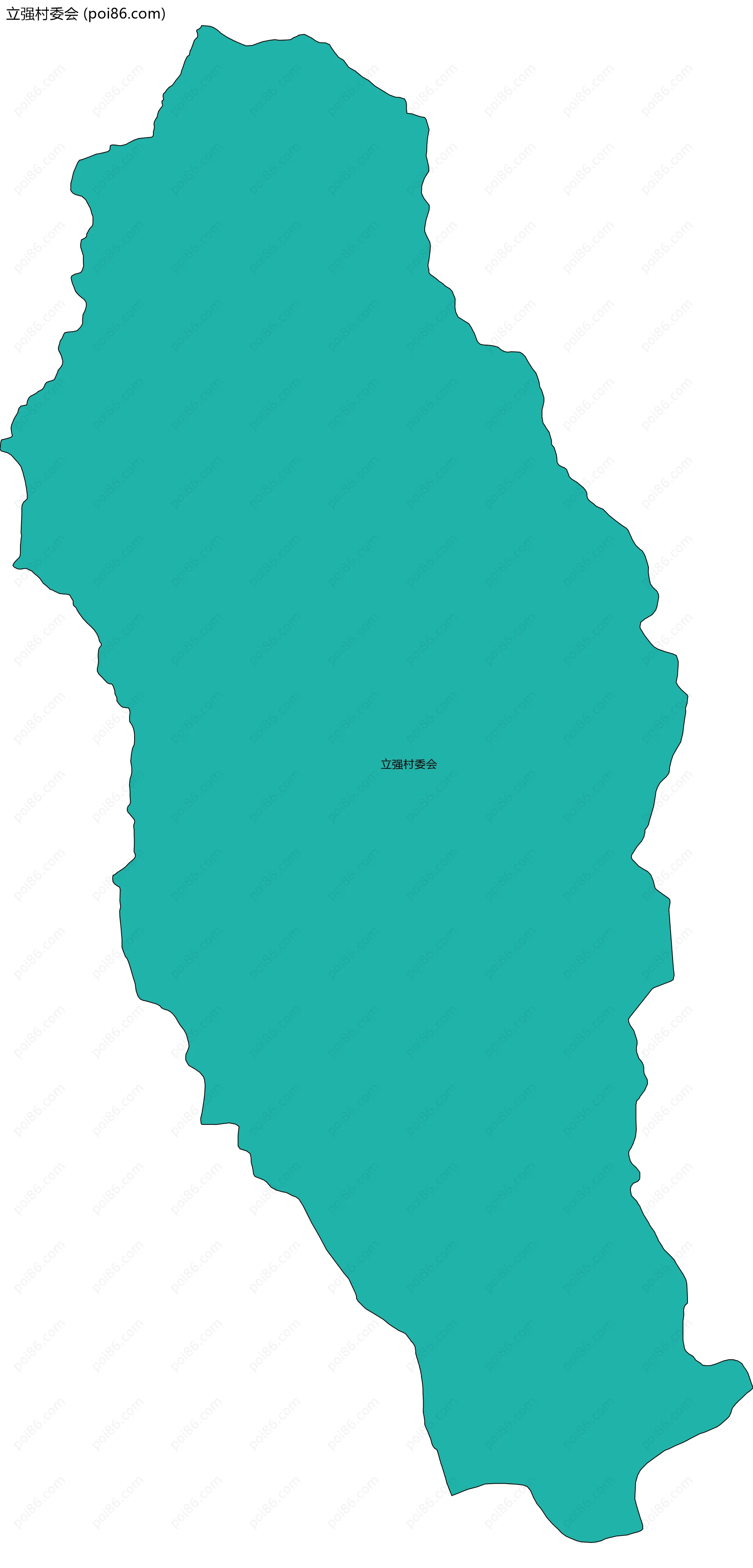 立强村委会边界地图