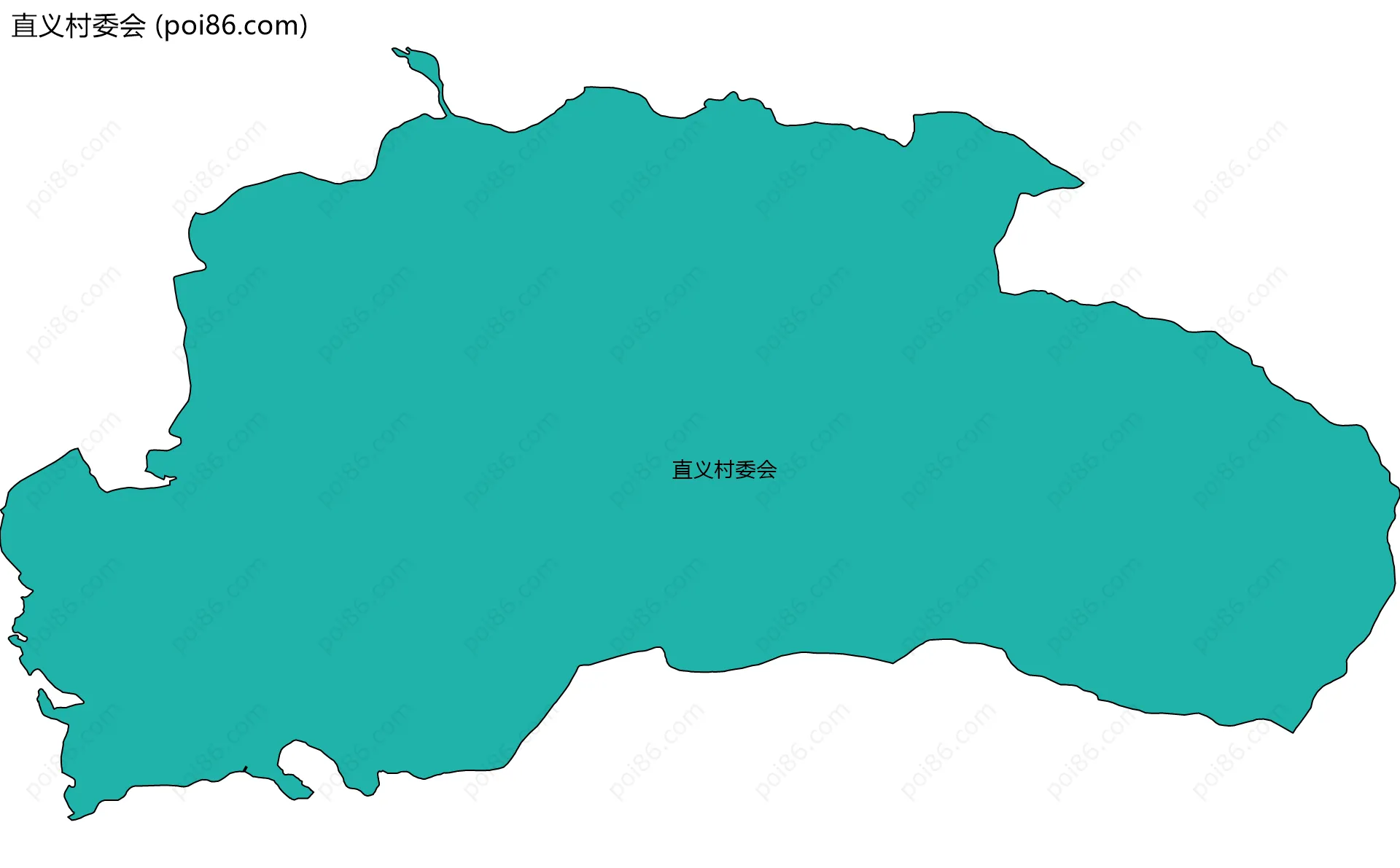 直义村委会边界地图