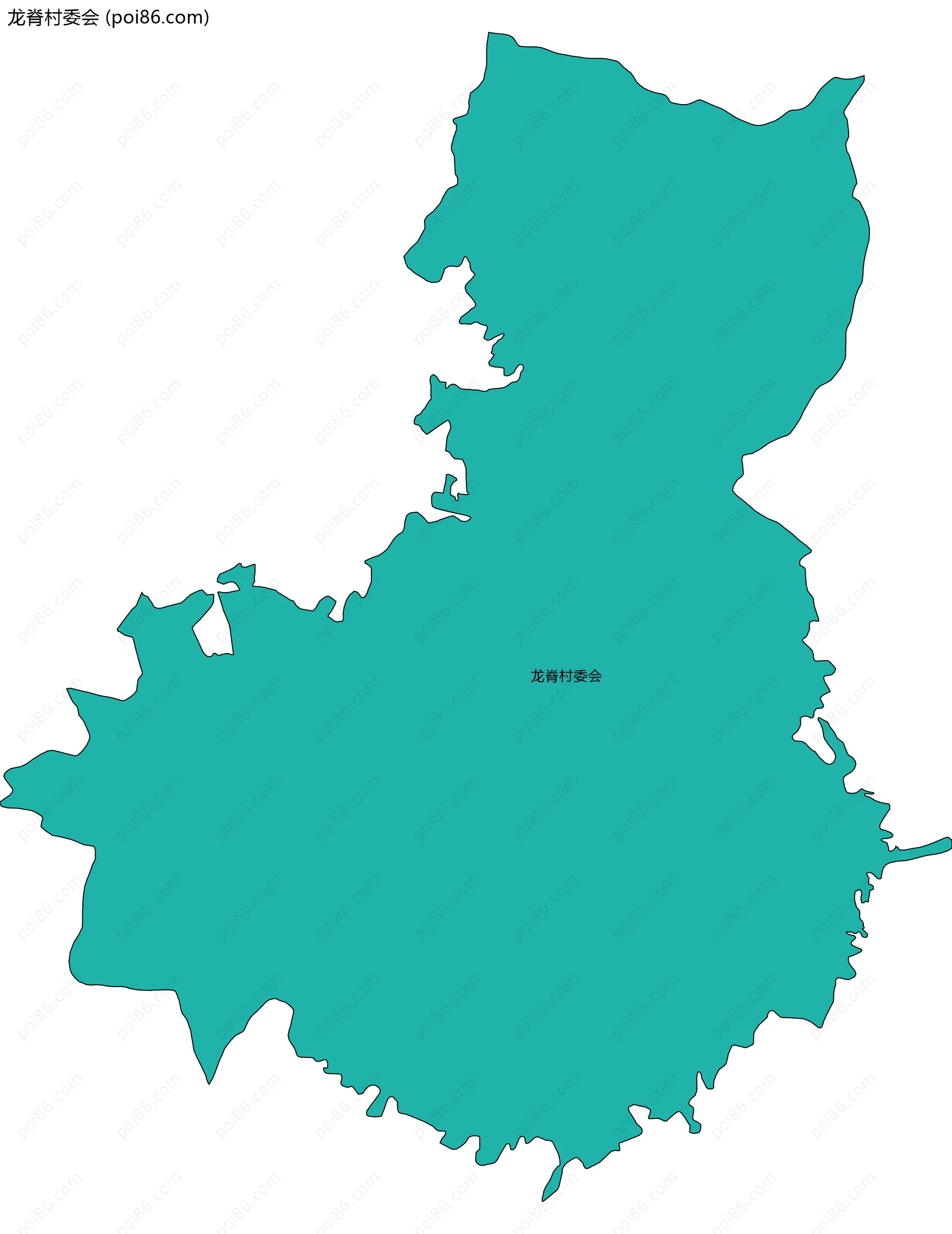 龙脊村委会边界地图