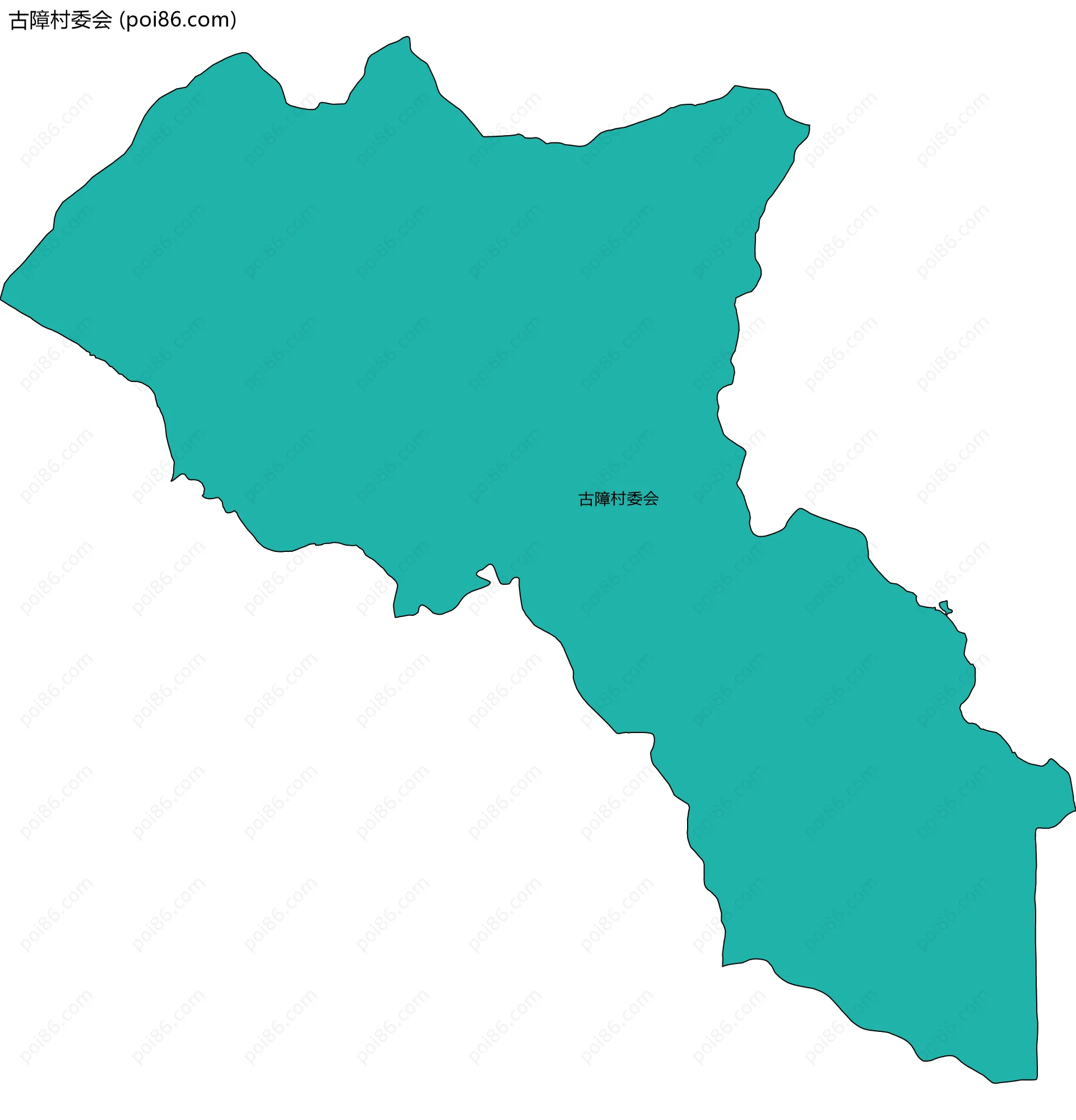 古障村委会边界地图