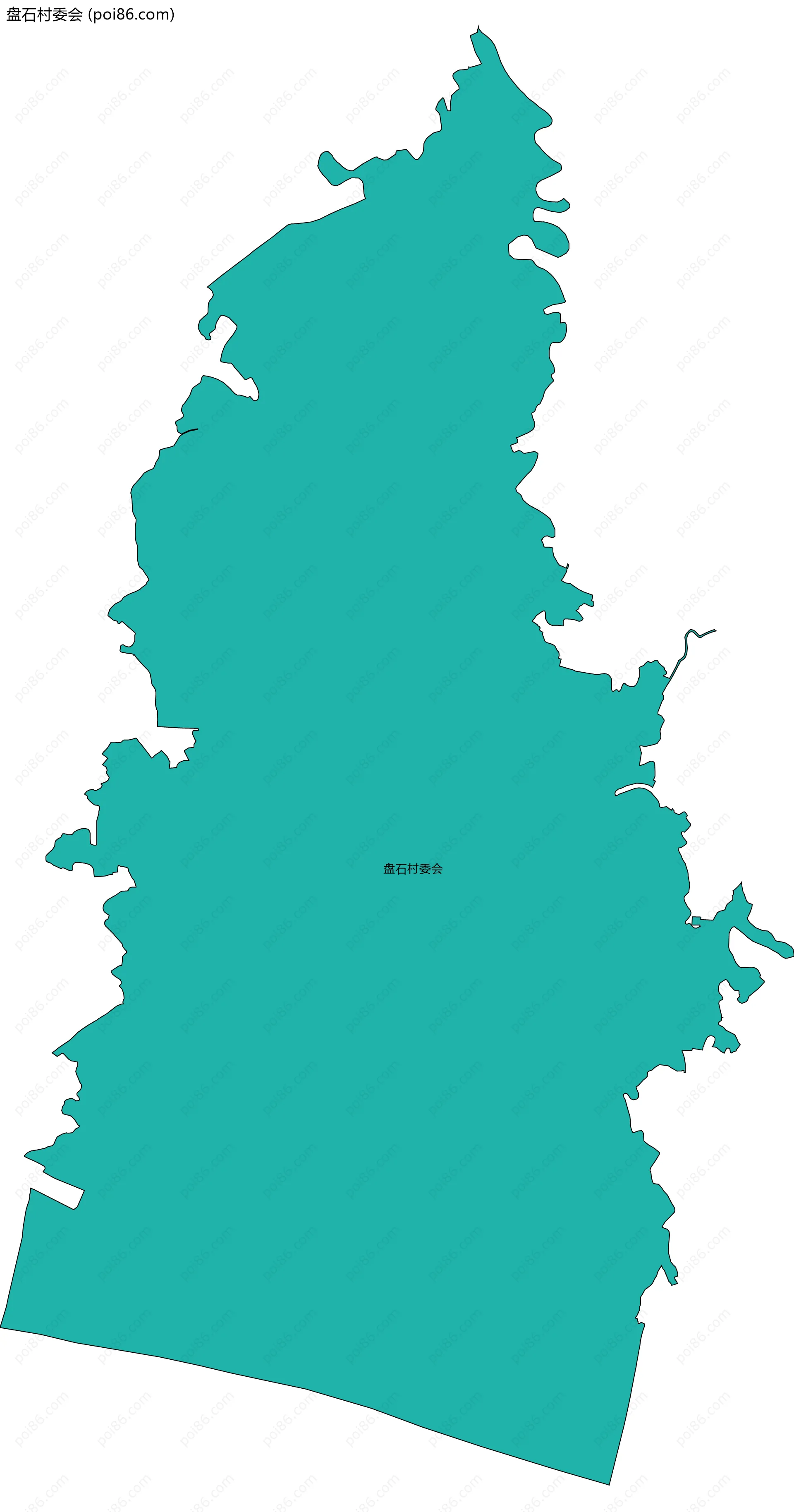 盘石村委会边界地图