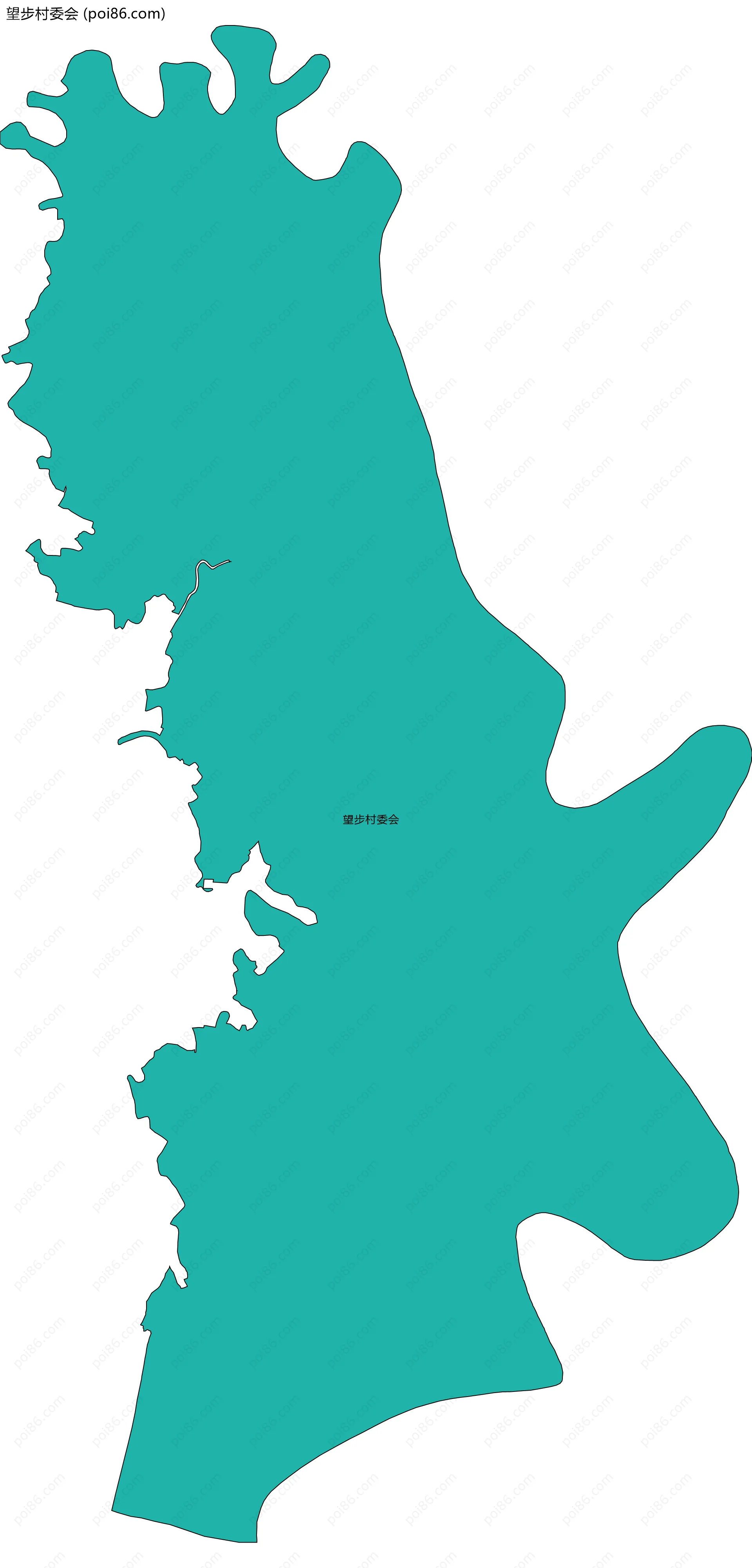 望步村委会边界地图