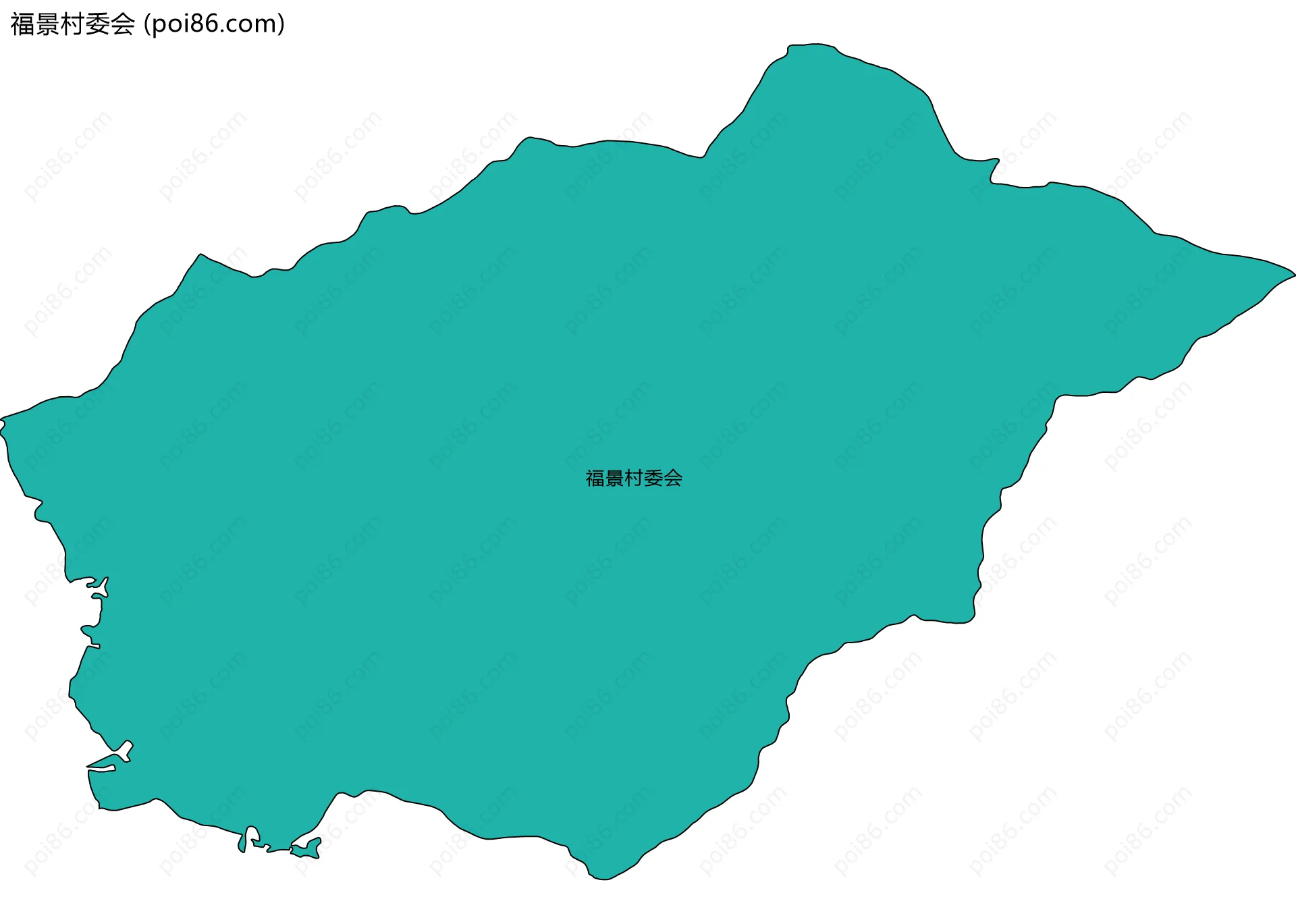 福景村委会边界地图